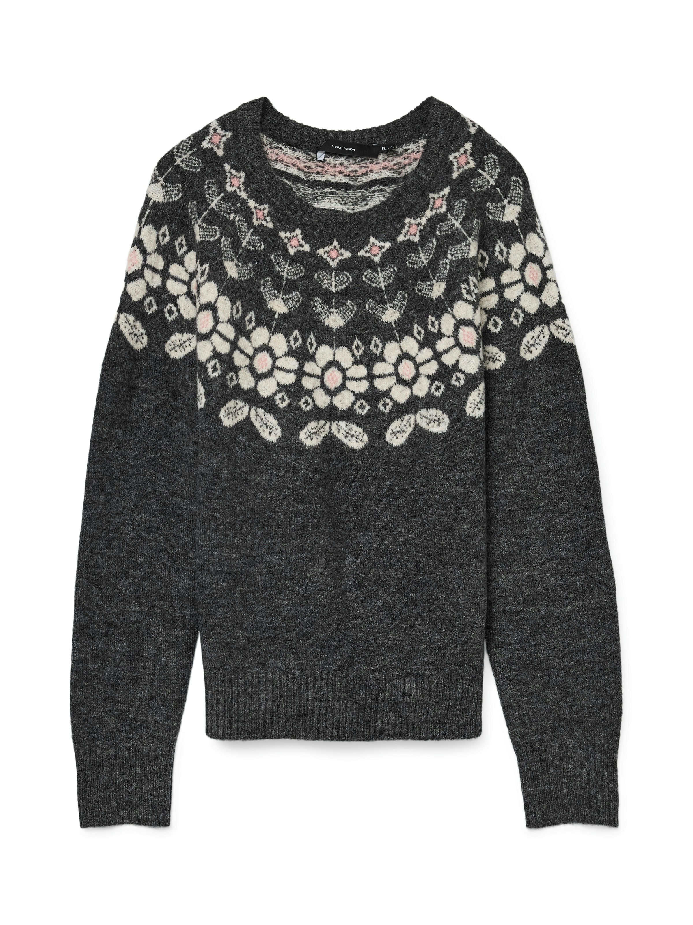 Vero Moda Strickpullover »VMSIMONE LS NORDIC PULLOVER GA REP BOO«