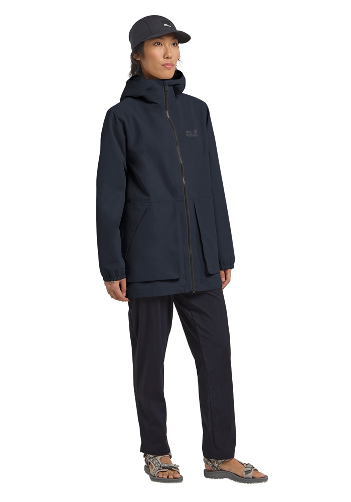 Jack Wolfskin Funktionsparka »TERRAVIEW 2L PARKA W« mit Kapuze