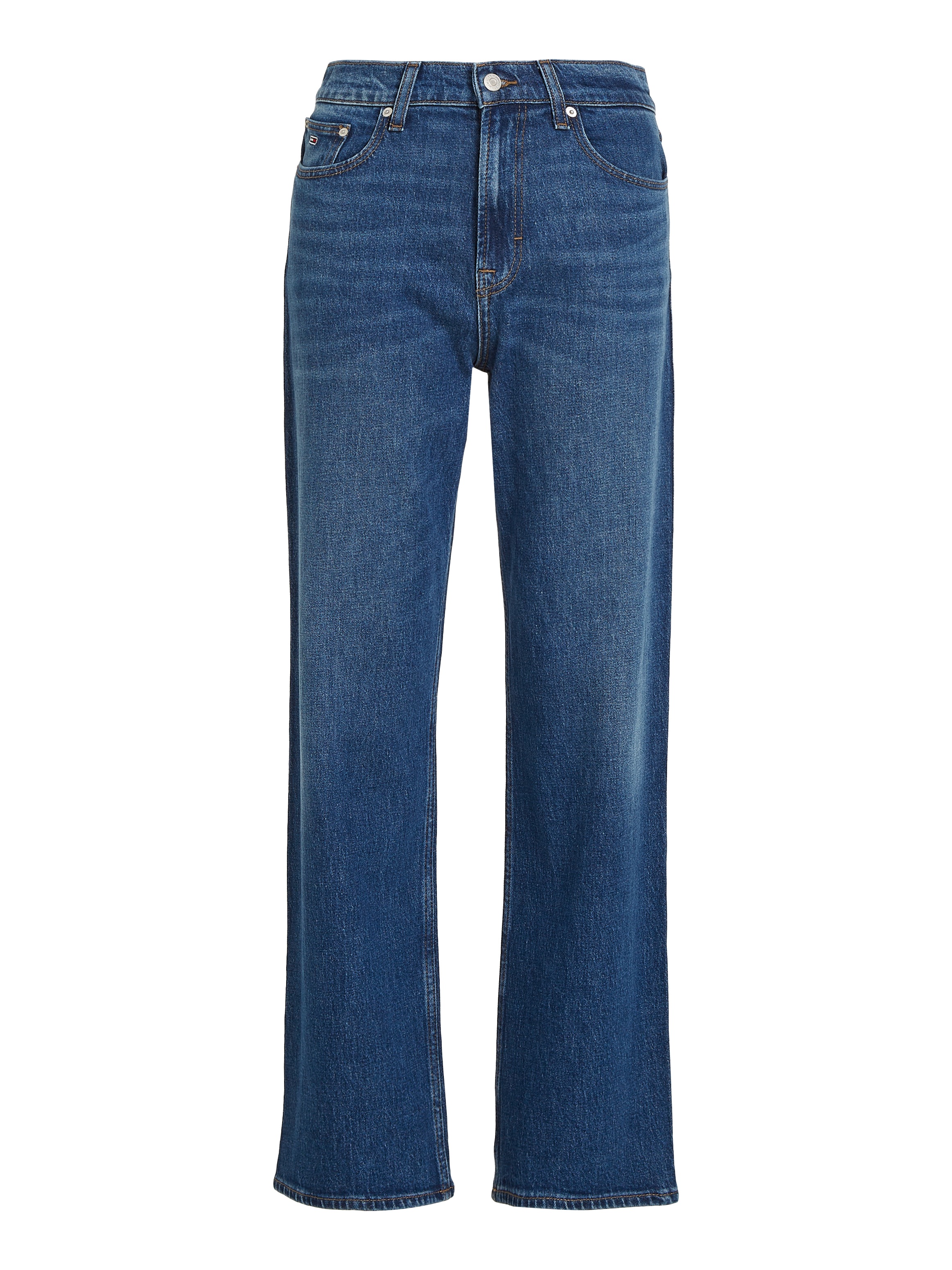 Tommy Jeans Loose-fit-Jeans »Betsy Mid Rise«, mit Logo-Badge