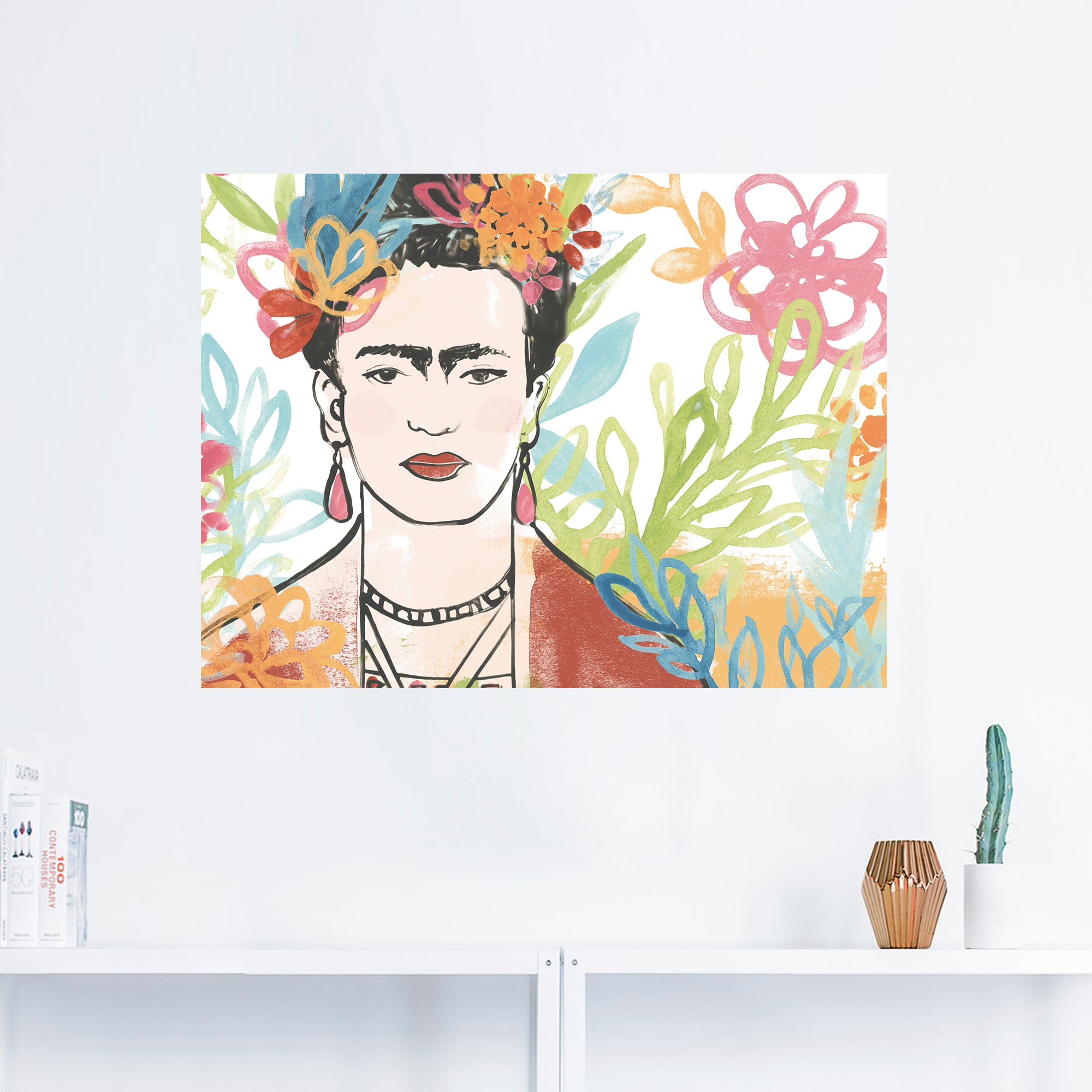 Artland Wandfolie »Porträt von Frida Collection A«, Bilder von Frauen, (1 St.), selbstklebend