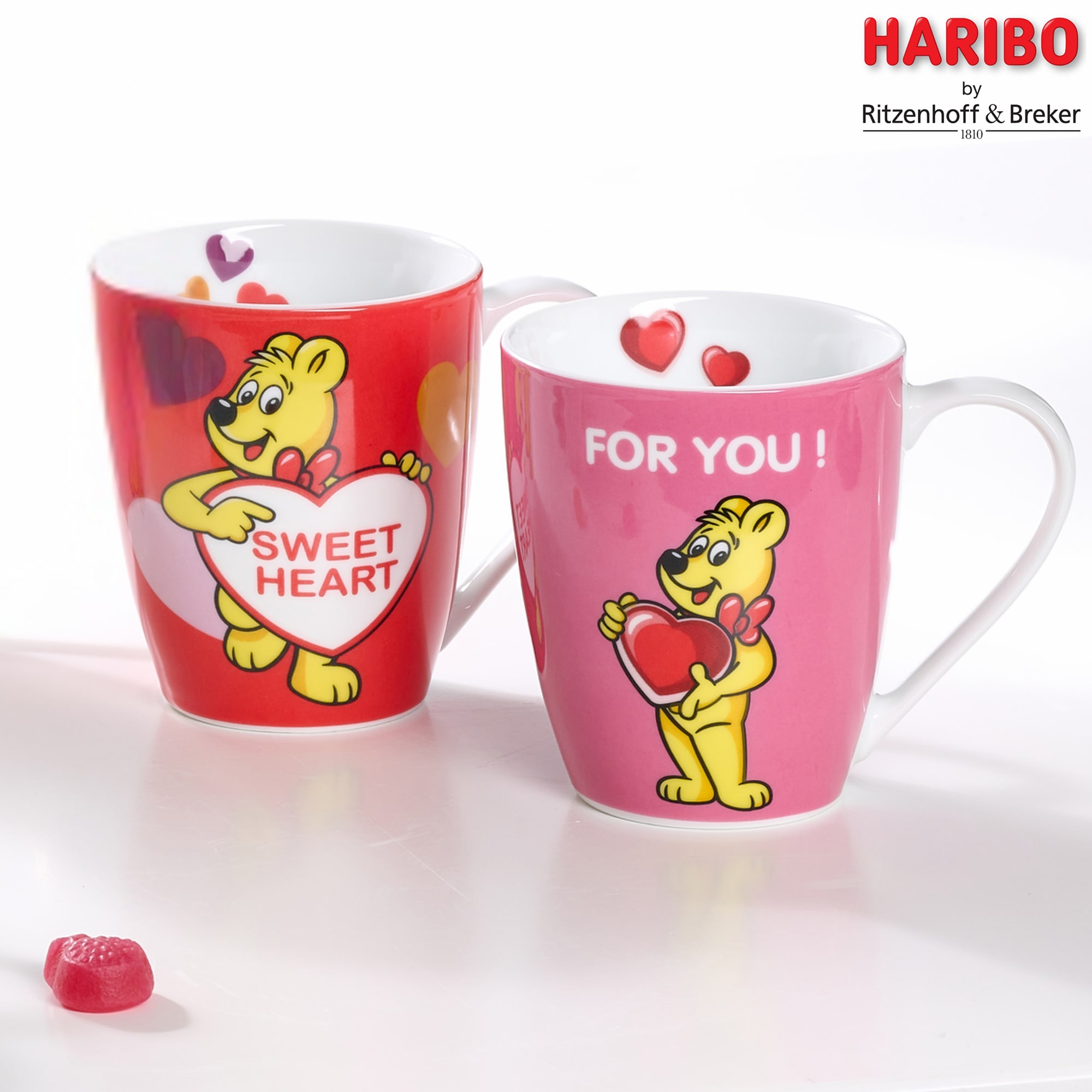 Ritzenhoff & Breker Becher »HARIBO For you, 360 ml« spülmaschinenfest