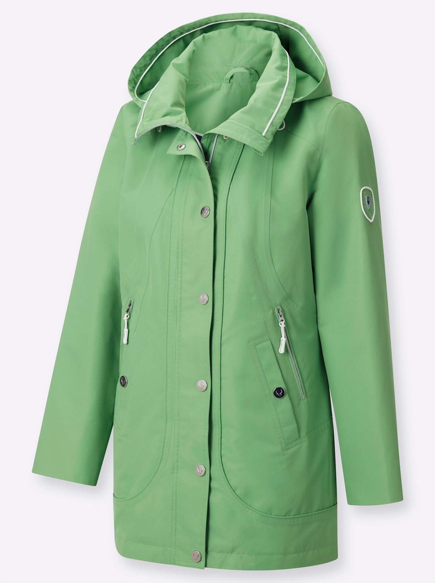 Casual Looks Langjacke, mit Kapuze