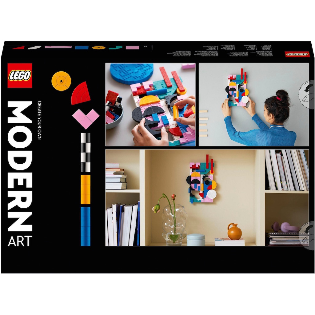 LEGO® Konstruktionsspielsteine »Moderne Kunst (31210), LEGO® ART«, (805 St.), Made in Europe