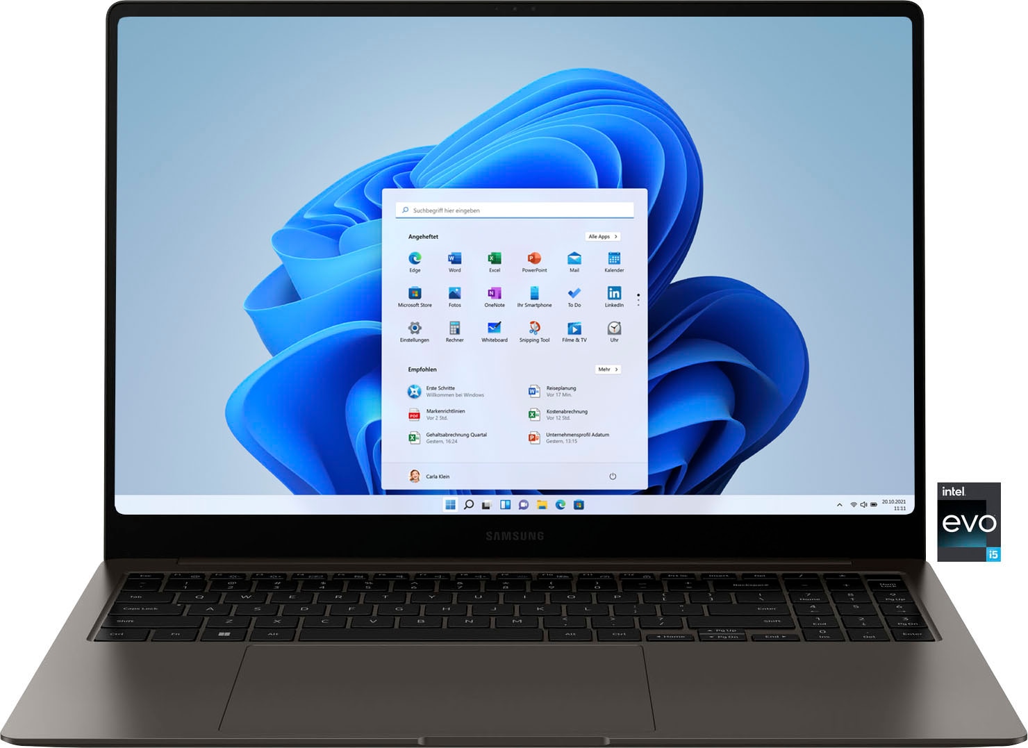 Samsung Notebook »Galaxy Book3 Pro«, 40,62 cm, / 16 Zoll, Intel, Core i5, Iris® Xᵉ Graphics, 256 GB SSD