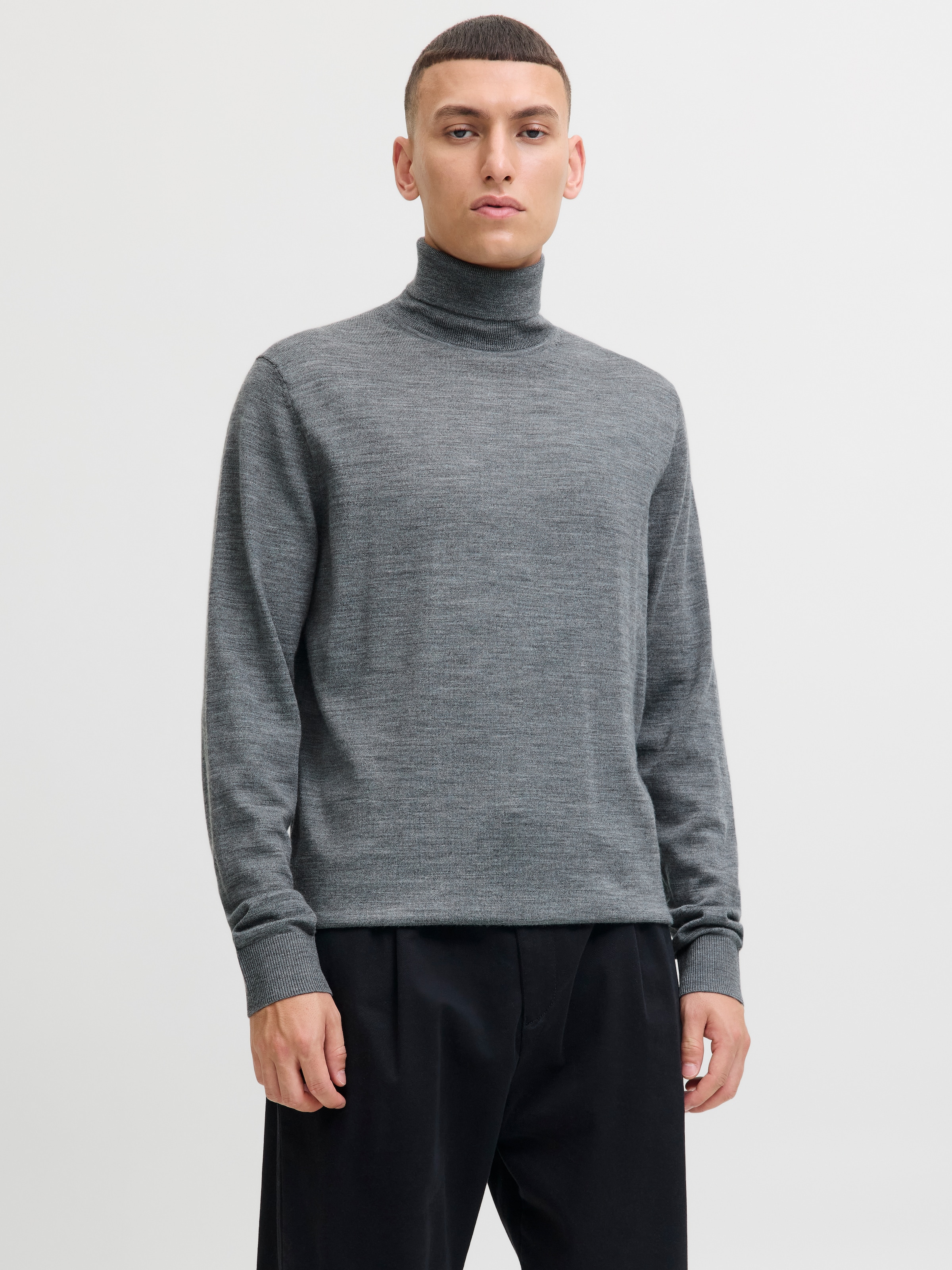 Jack & Jones »JPRBLAMERINO KNIT ROLL NECK« Wolle, regular fit