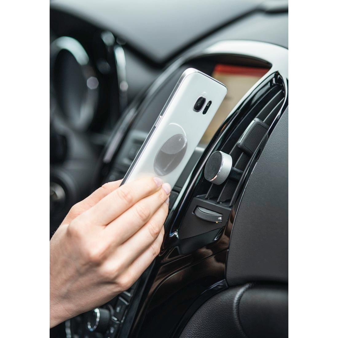 Hama Smartphone-Halterung »Auto Magnet Handyhalter Universal Autohalterung  für die Lüftung«, - Befestigung: Magnet - Montage:  Lüftungsgitterbefestigung ➥ 3 Jahre XXL Garantie