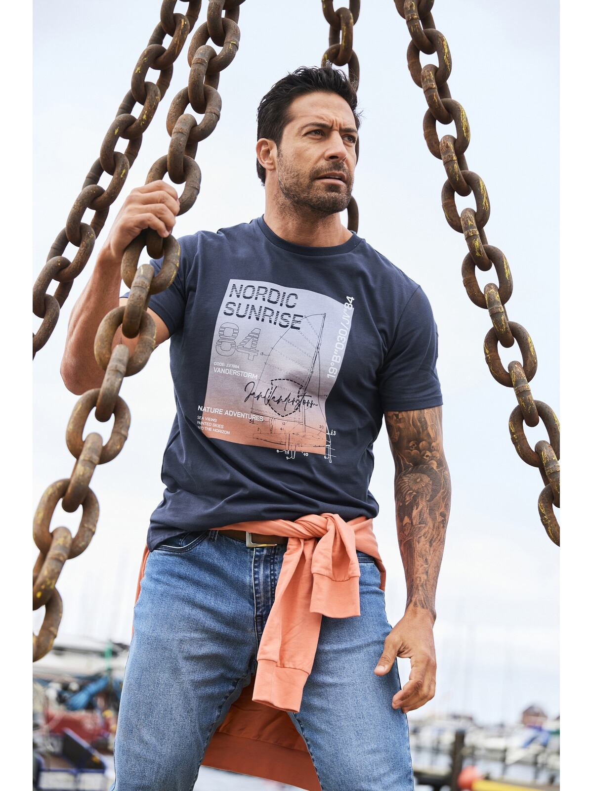 Jan Vanderstorm T-Shirt »T-Shirt ARNOHELD«