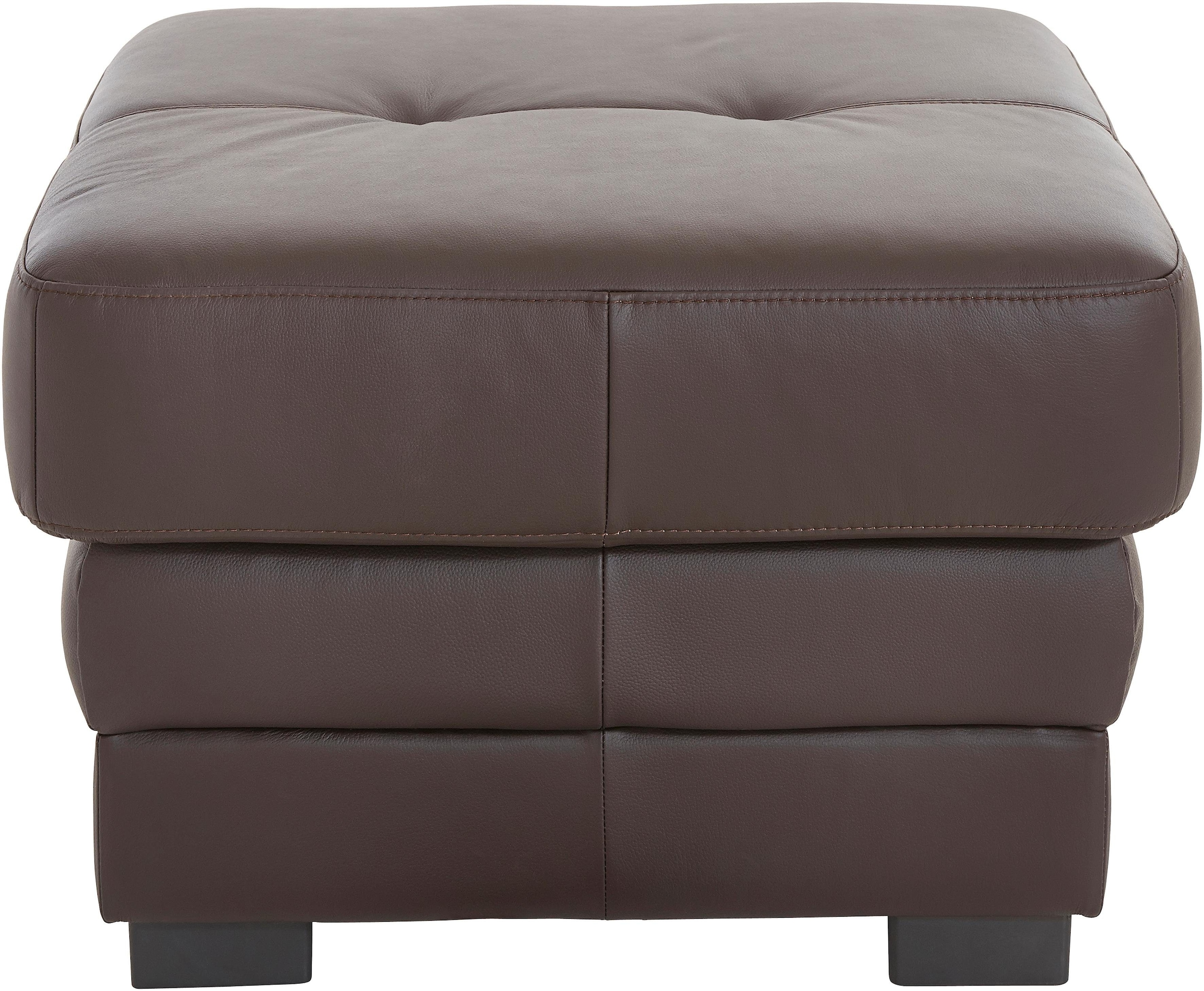COTTA Polstergarnitur »Royale L-Form«, (Set), Set bestehend aus: Ecksofa & Hocker