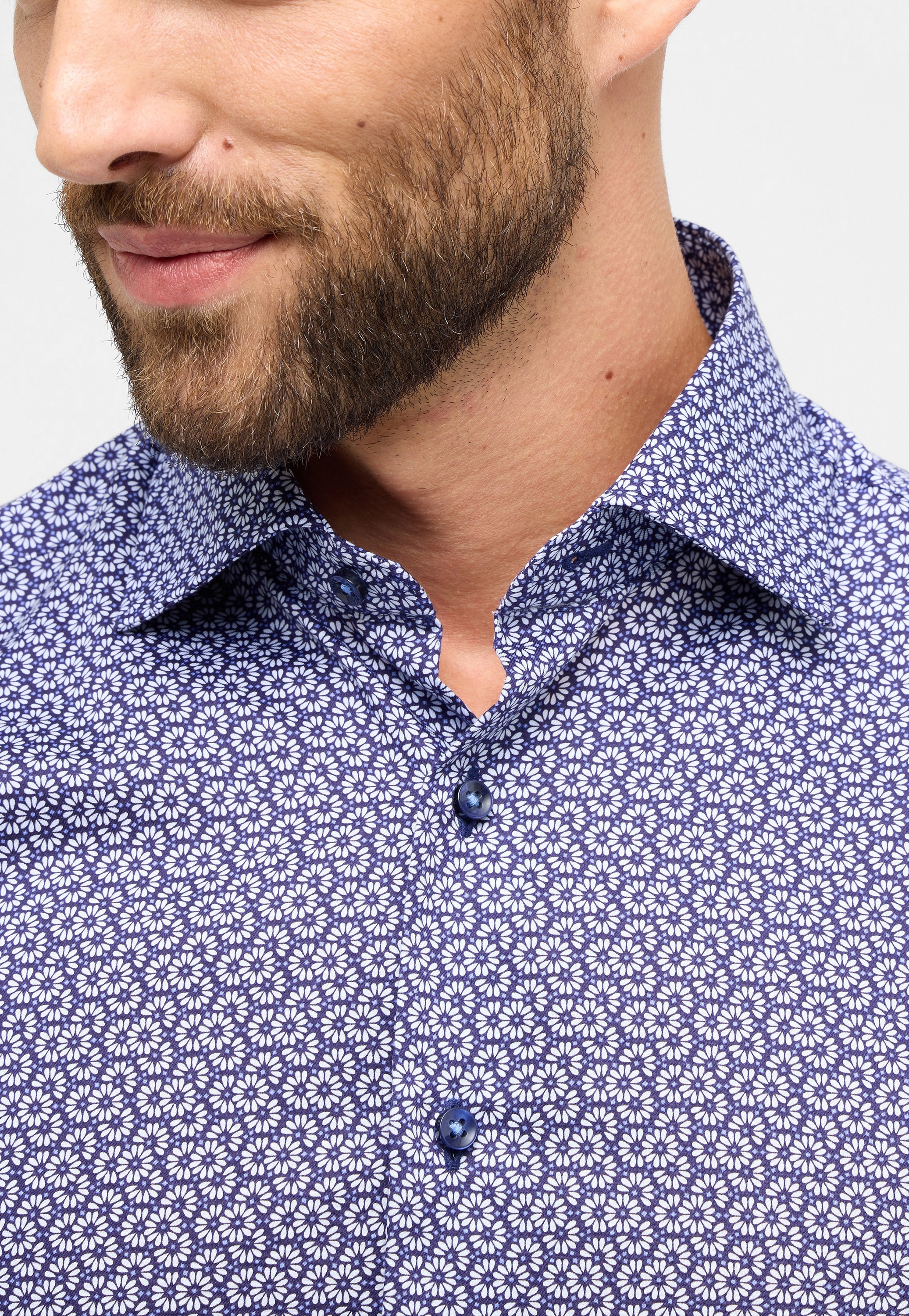 Eterna Langarmhemd »MODERN FIT« NON IRON (bügelfrei)
