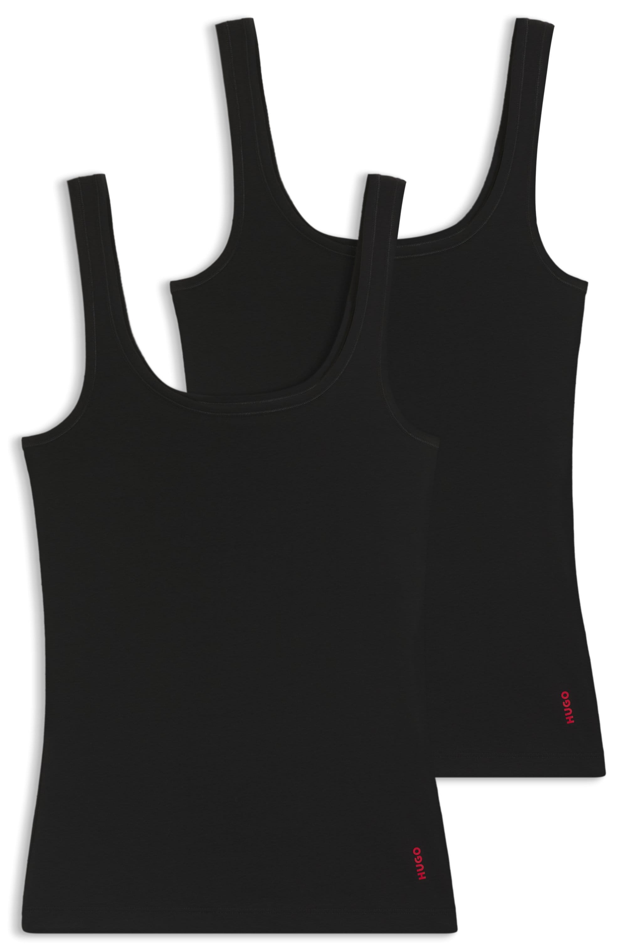 HUGO Underwear Tanktop »TWIN VEST« Packung, 2er-Pack,  mit vertikalem Logoprint