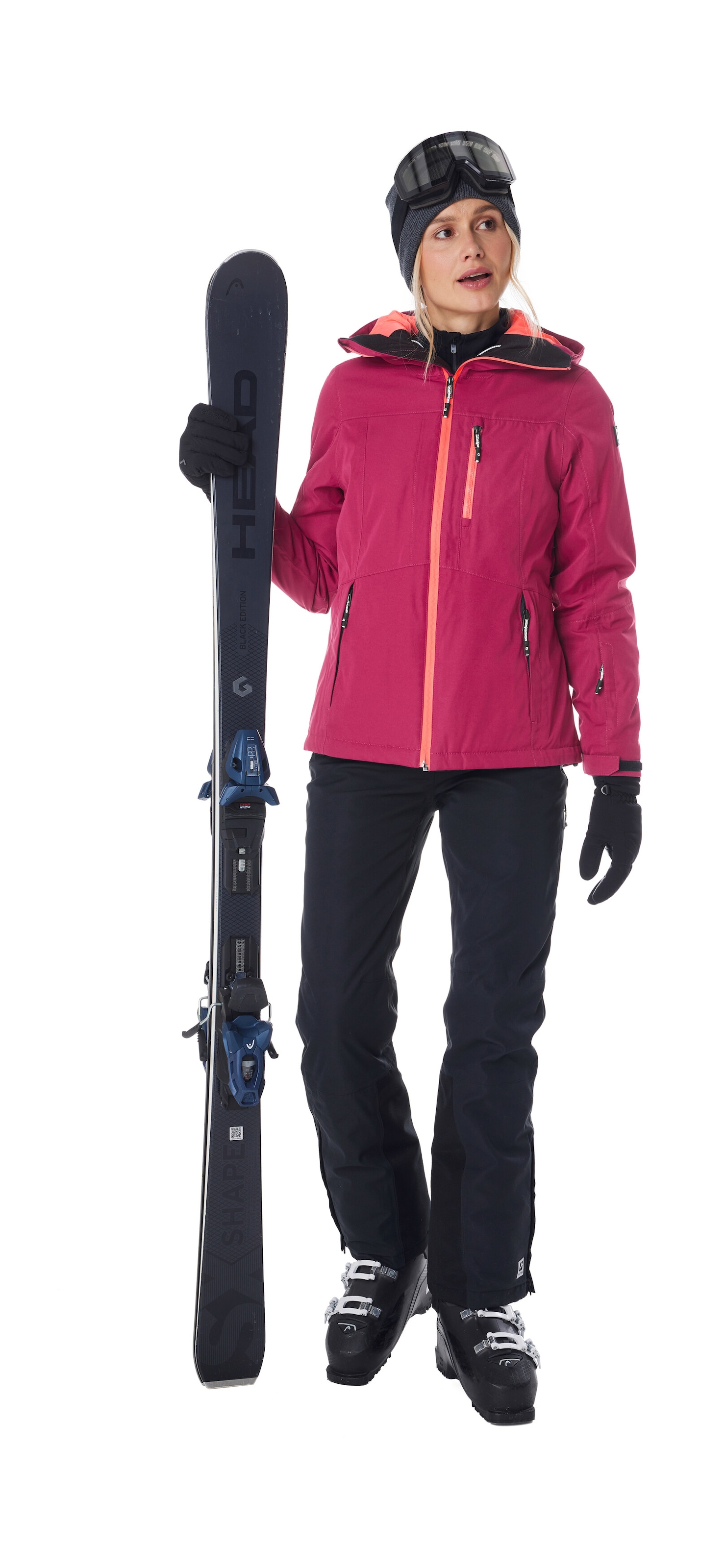 Killtec Skijacke »KSW 276 WMN SKI JCKT« Wasserdichte Damenjacke mit Schneefang, Atmungsaktivität und Taschen
