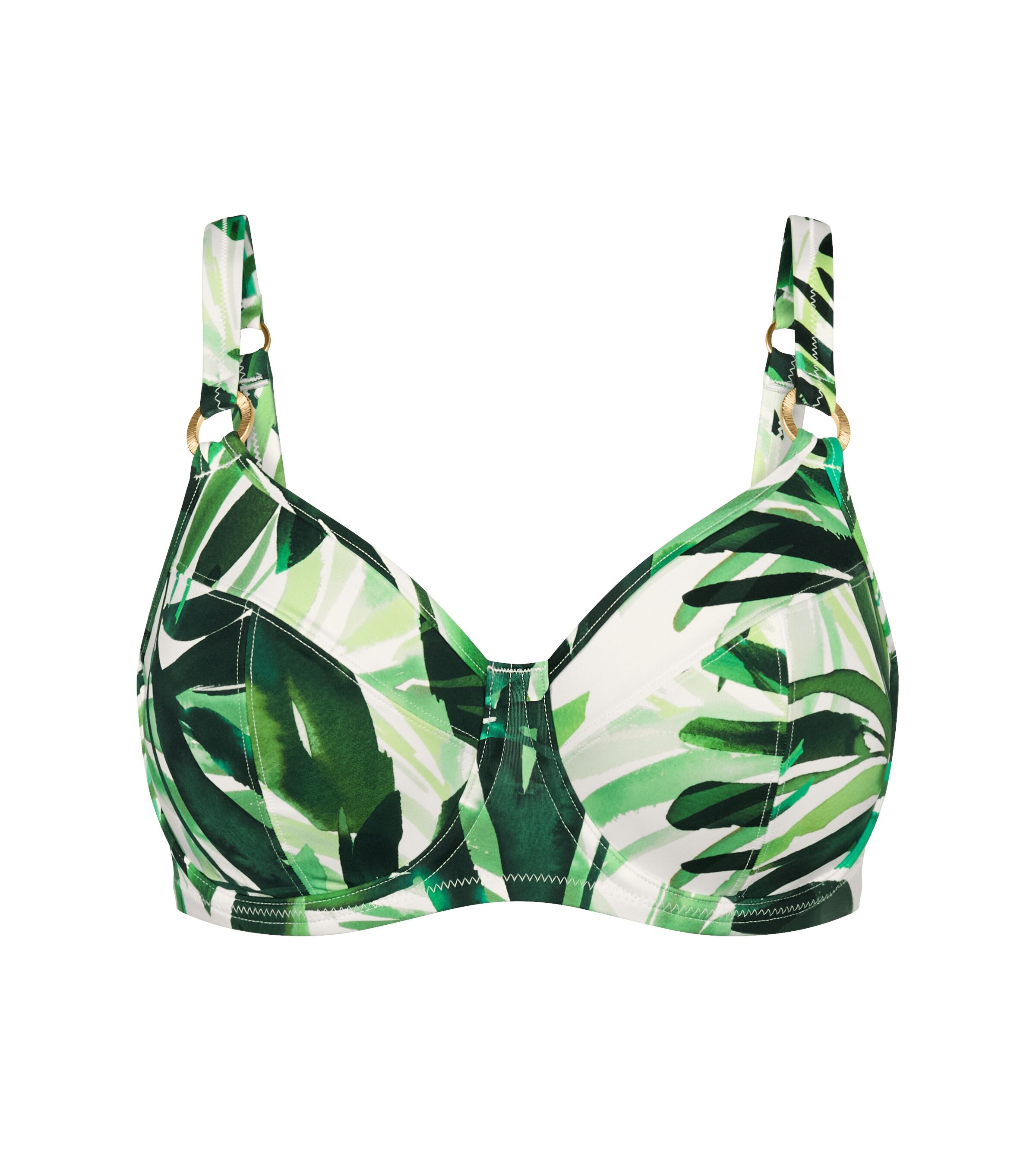 Triumph Bügel-Bikini-Top »Summer Palm W 01« Minimizer - verkleinert die Brust optisch um eine Cup-Größe