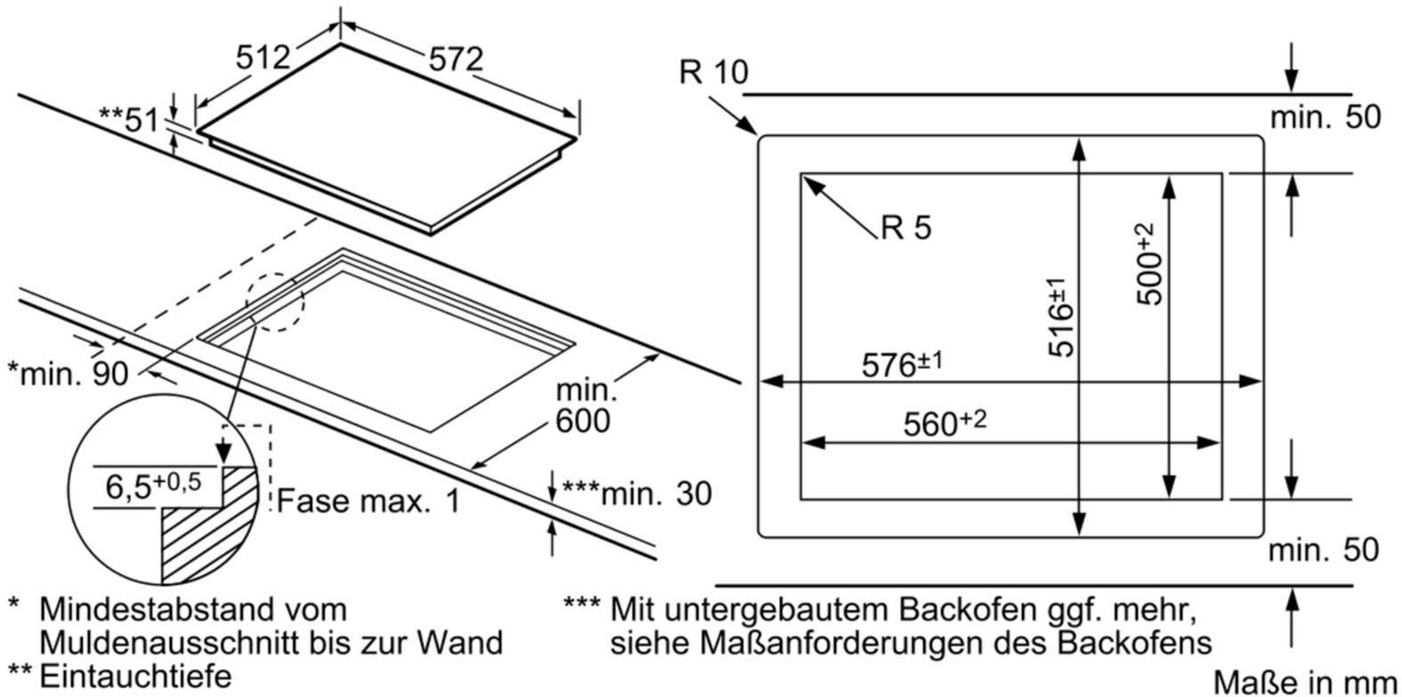 SIEMENS Elektro-Kochfeld von SCHOTT CERAN® »ET601FNP1E«, ET601FNP1E