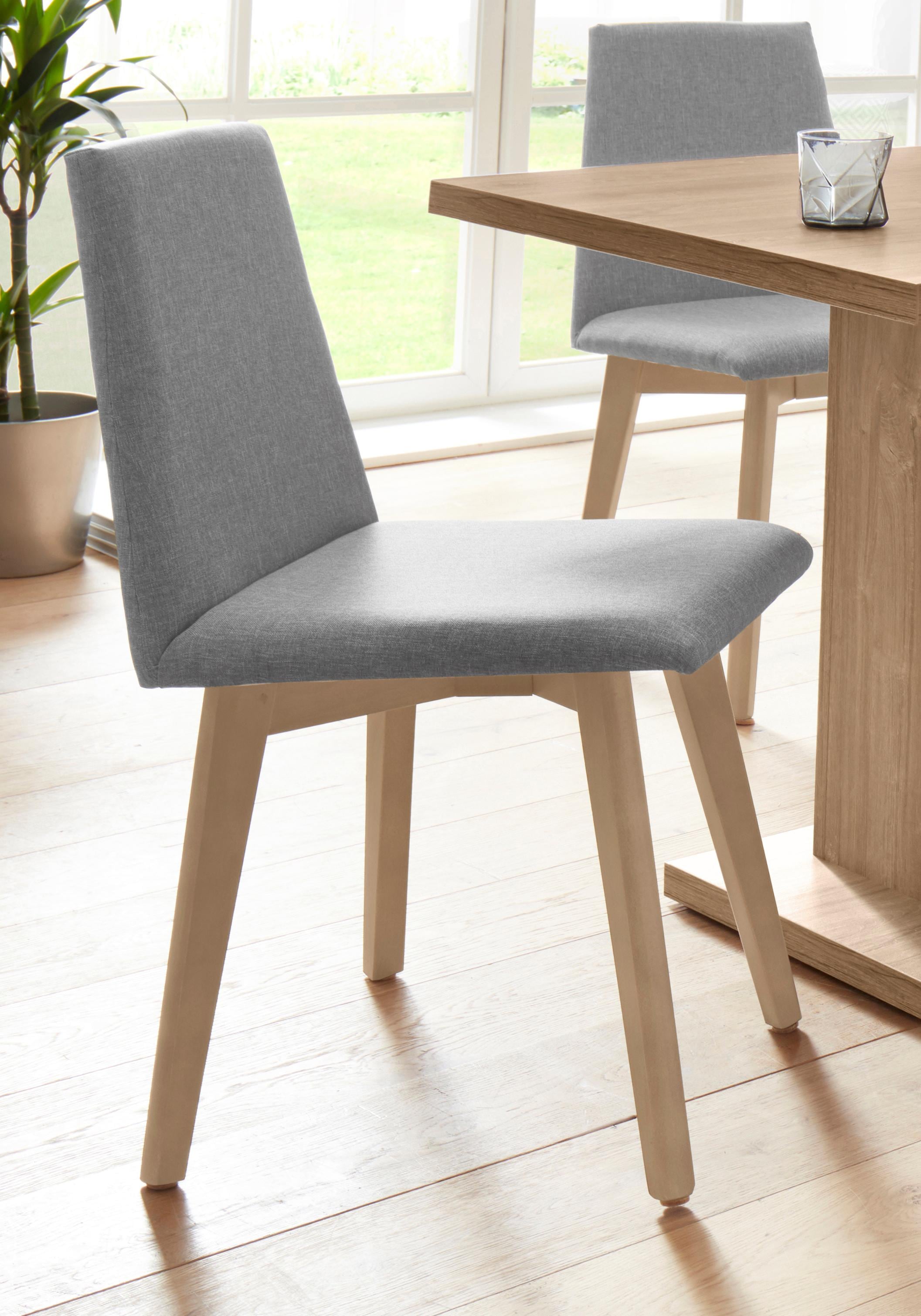 Home affaire 4-Fußstuhl »Malva«, (Set), 2 St., Webstoff