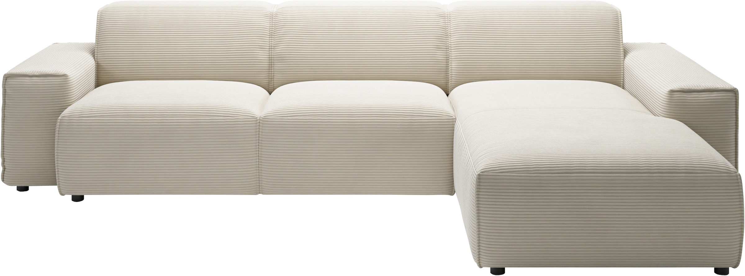 andas Ecksofa »Glimminge auch in Breitcord, Feincord, Bouclé + Easy care-Bezug«, L-Form, Breite 294, Zierkissen