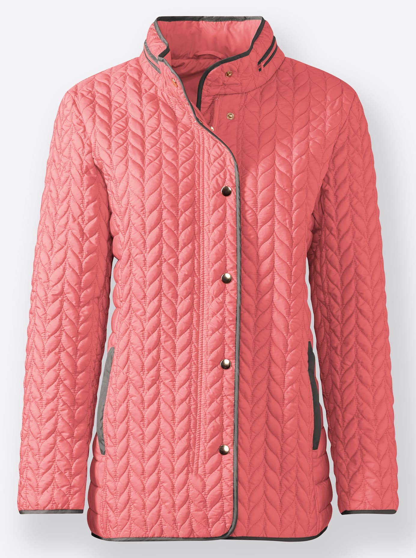 Classic Steppjacke, mit Kapuze