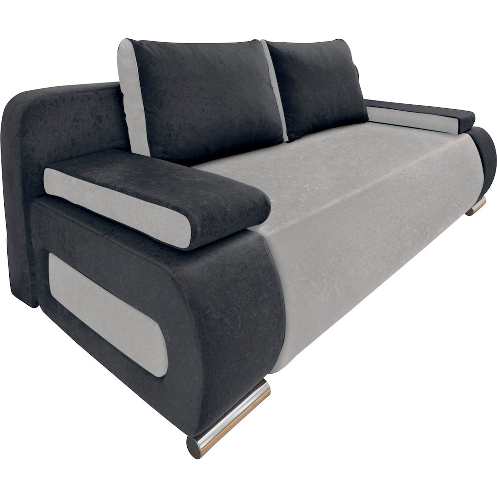 COLLECTION AB Schlafsofa »Moritz«, mit Bettfunktion und Bettkasten, komfortabler Federkern