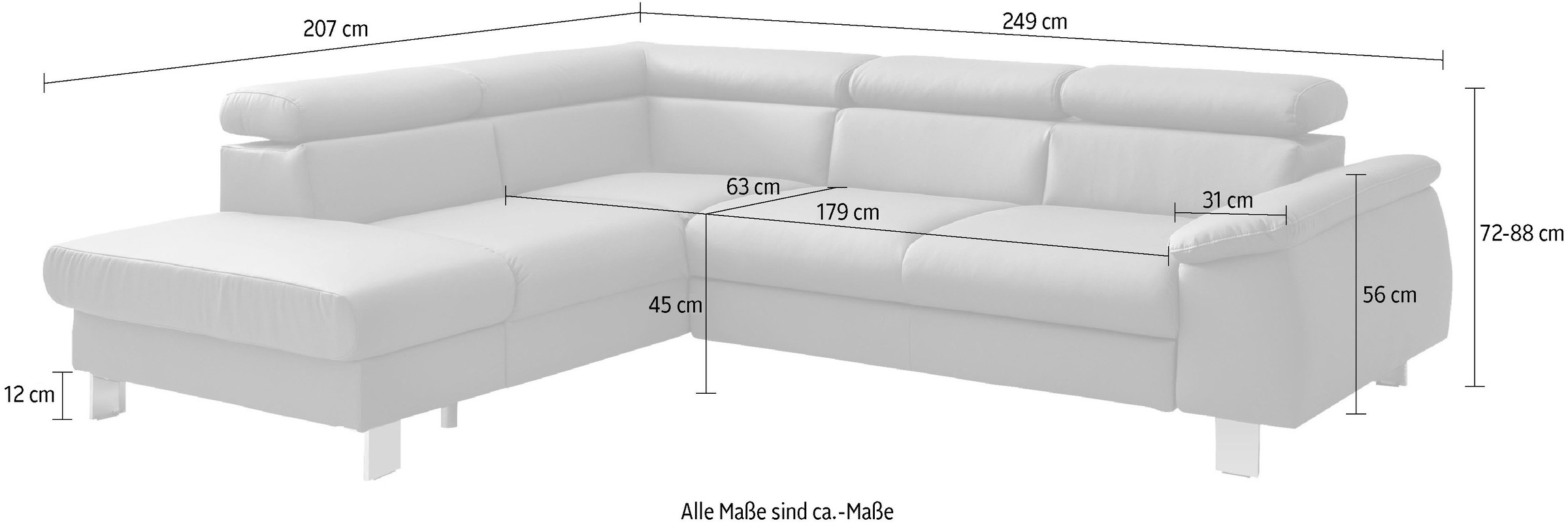 COTTA Ecksofa