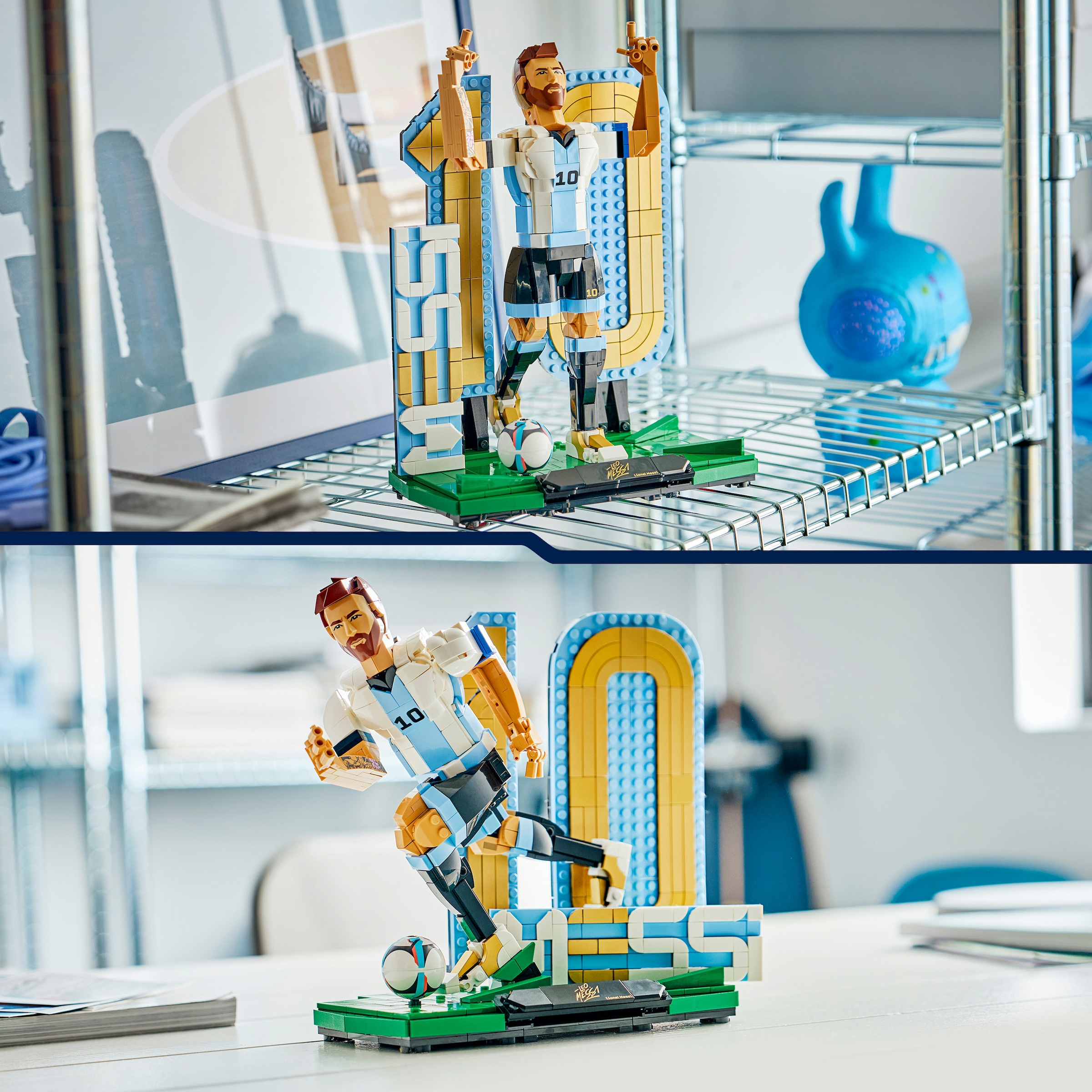 LEGO® Konstruktionsspielsteine »Lionel Messi – Fußballlegende (43015), LEGO Editions Football«