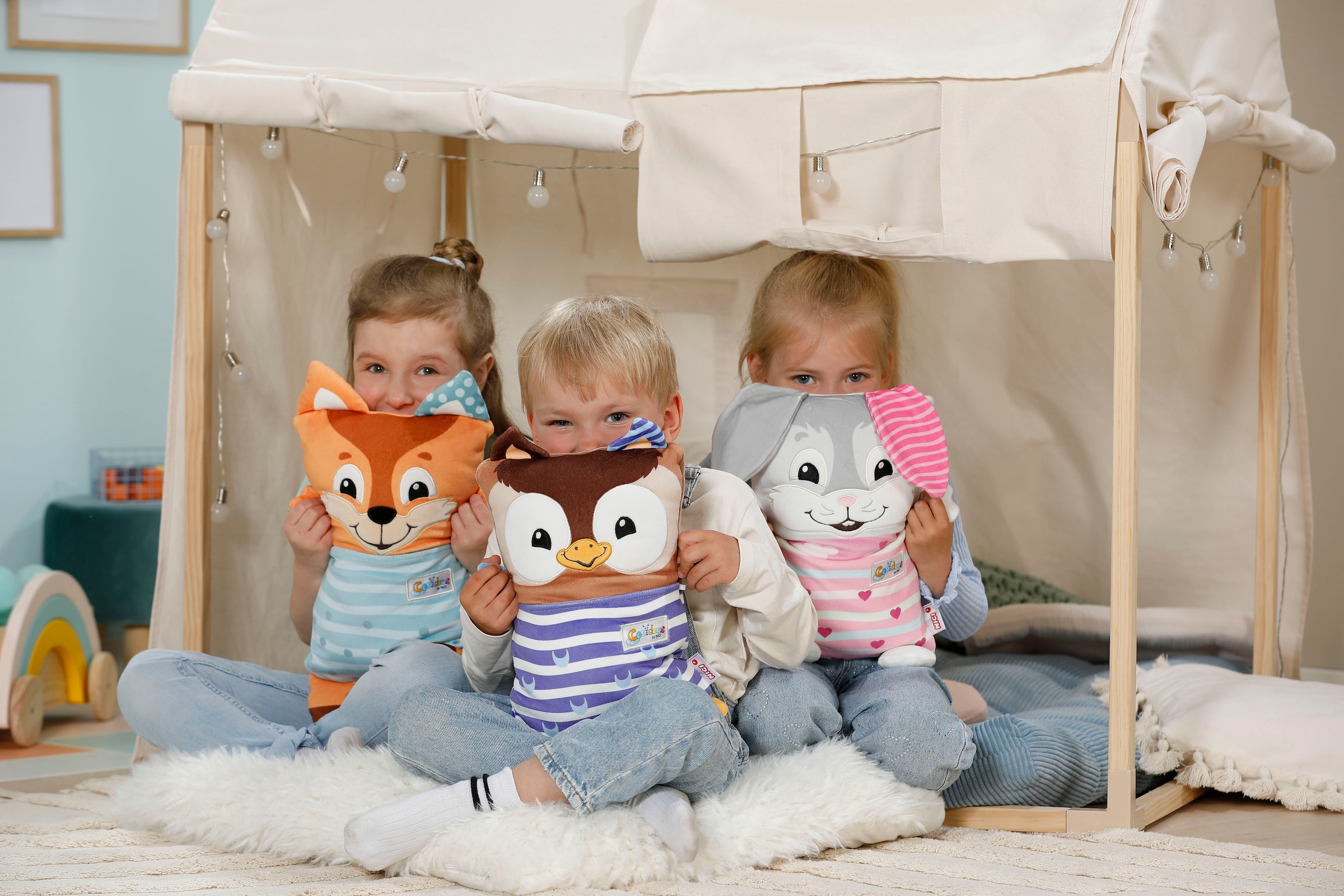 Nici Kuscheltier »Cosidoos, Hase mit Wendefunktion 30x20 cm«