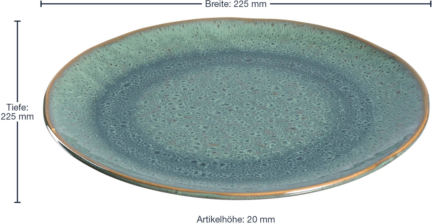 LEONARDO Dessertteller »Matera« Teller Set, Keramik, Ø 23 cm