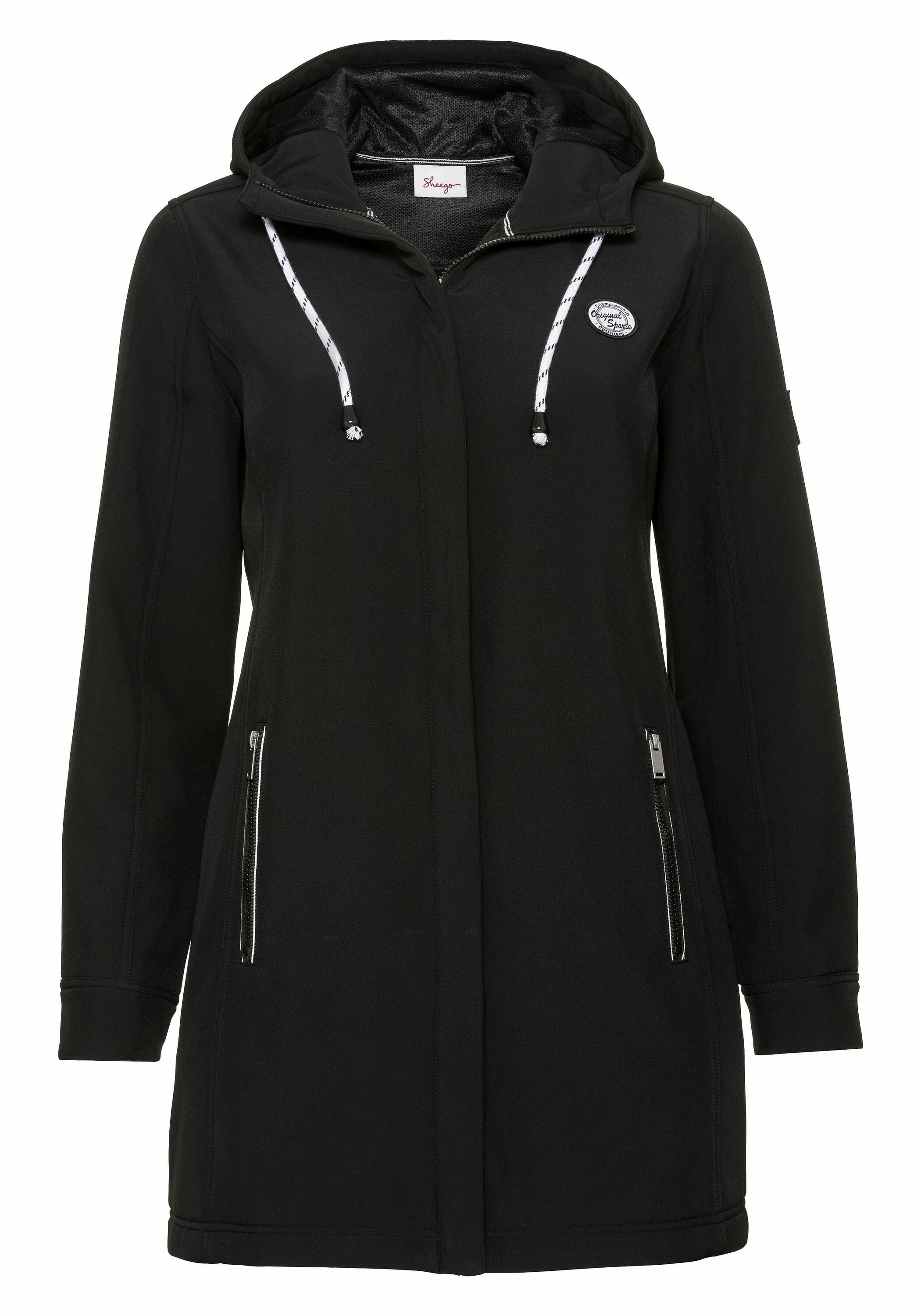 Sheego Softshelljacke »Long-Softshelljacke mit weicher Fleece-Innenseite«