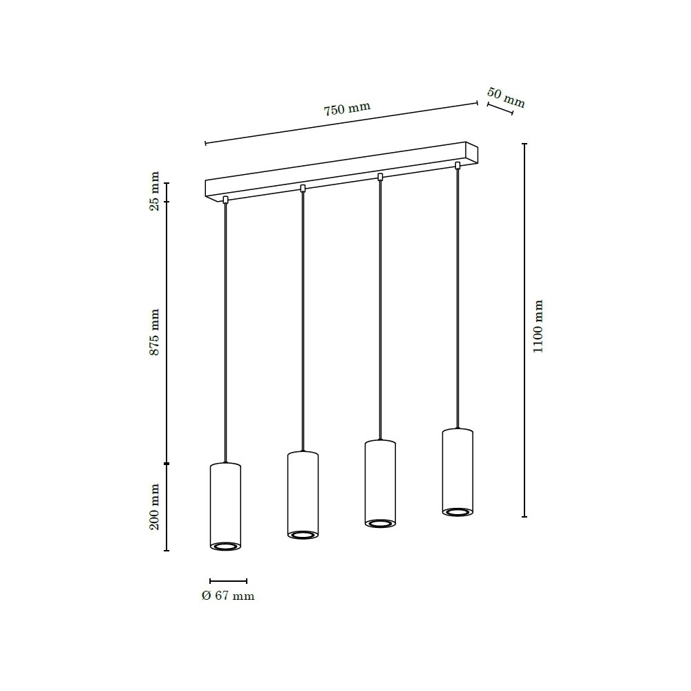 SPOT 4 online aus Hängeleuchte, Pendelleuchte Naturprodukt »PIPE«, wechselbar Jahren Eichenholz, Light XXL flammig-flammig, kaufen mit Garantie 3 LED |