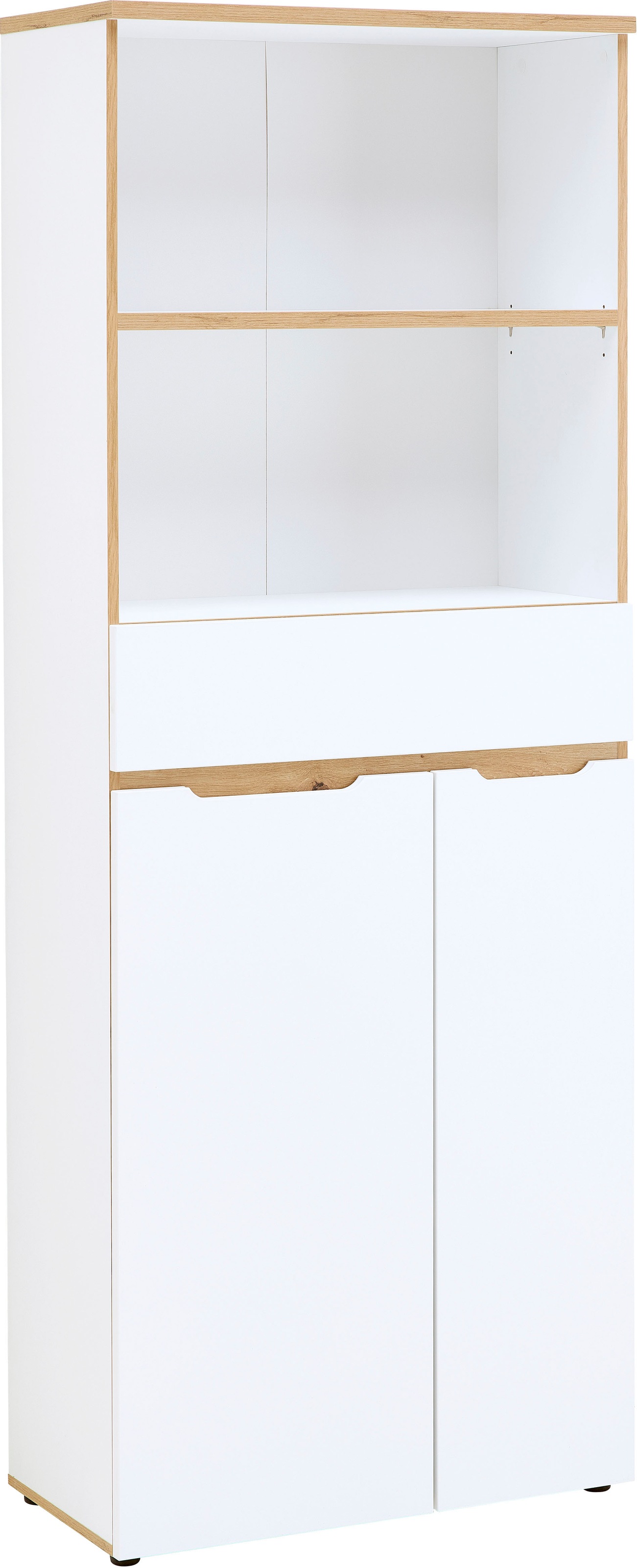Innostyle Aktenschrank »Memphis Aktenschrank, 75x197x38cm (B/H/T)«, (1 St.), 2 türig, 1 Schubkasten, Soft-Close, ABS-Kantenschutz
