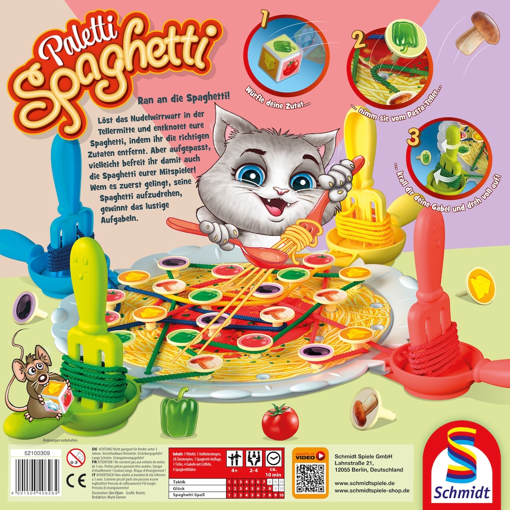 Schmidt Spiele Spiel »Paletti Spaghetti«