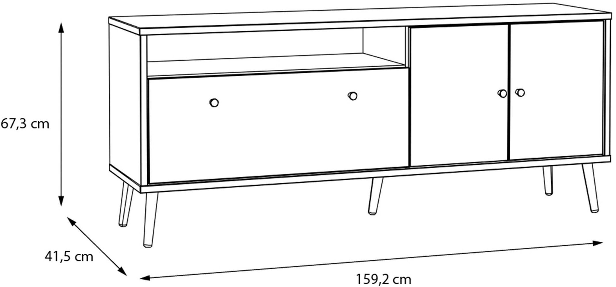 FORTE TV-Board »Harllson EasyKlix by Forte«, die neue geniale Art Möbel aufzubauen