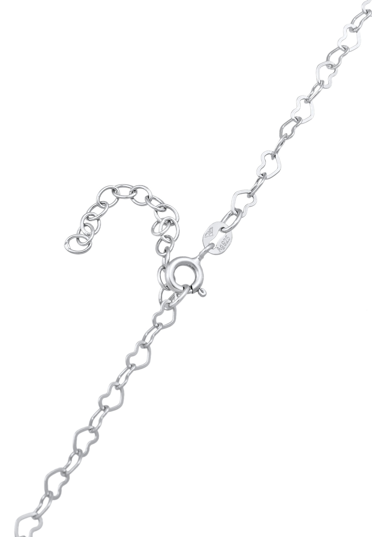 Elli Kette ohne Anhänger »Halskette Choker Herz Liebe Verbunden 925 Silber«