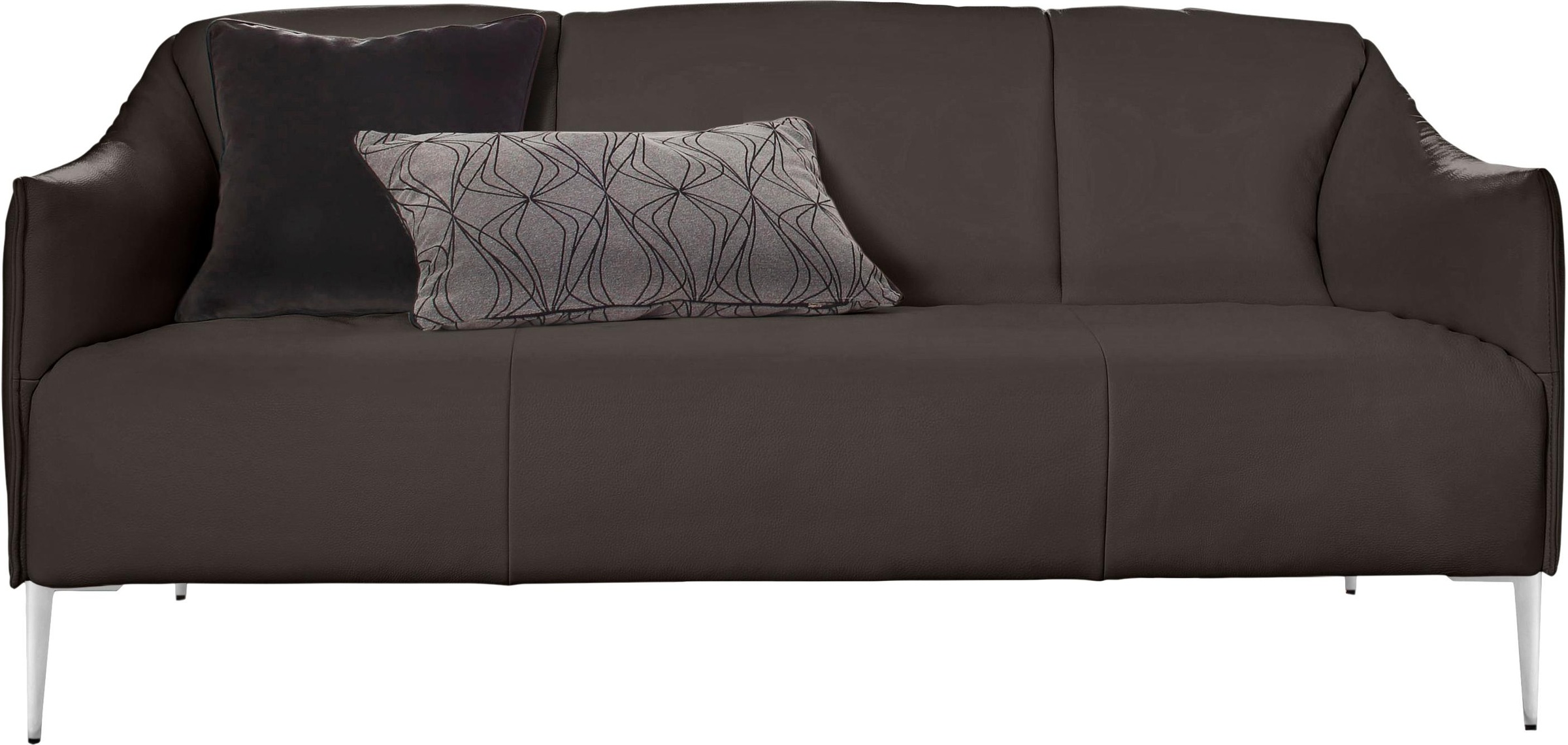 W.SCHILLIG 2,5-Sitzer »sally«, mit Metallfüßen in Chrom glänzend, Breite 174 cm