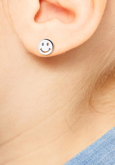 s.Oliver Junior Paar Ohrstecker »Smiley, 2034162«