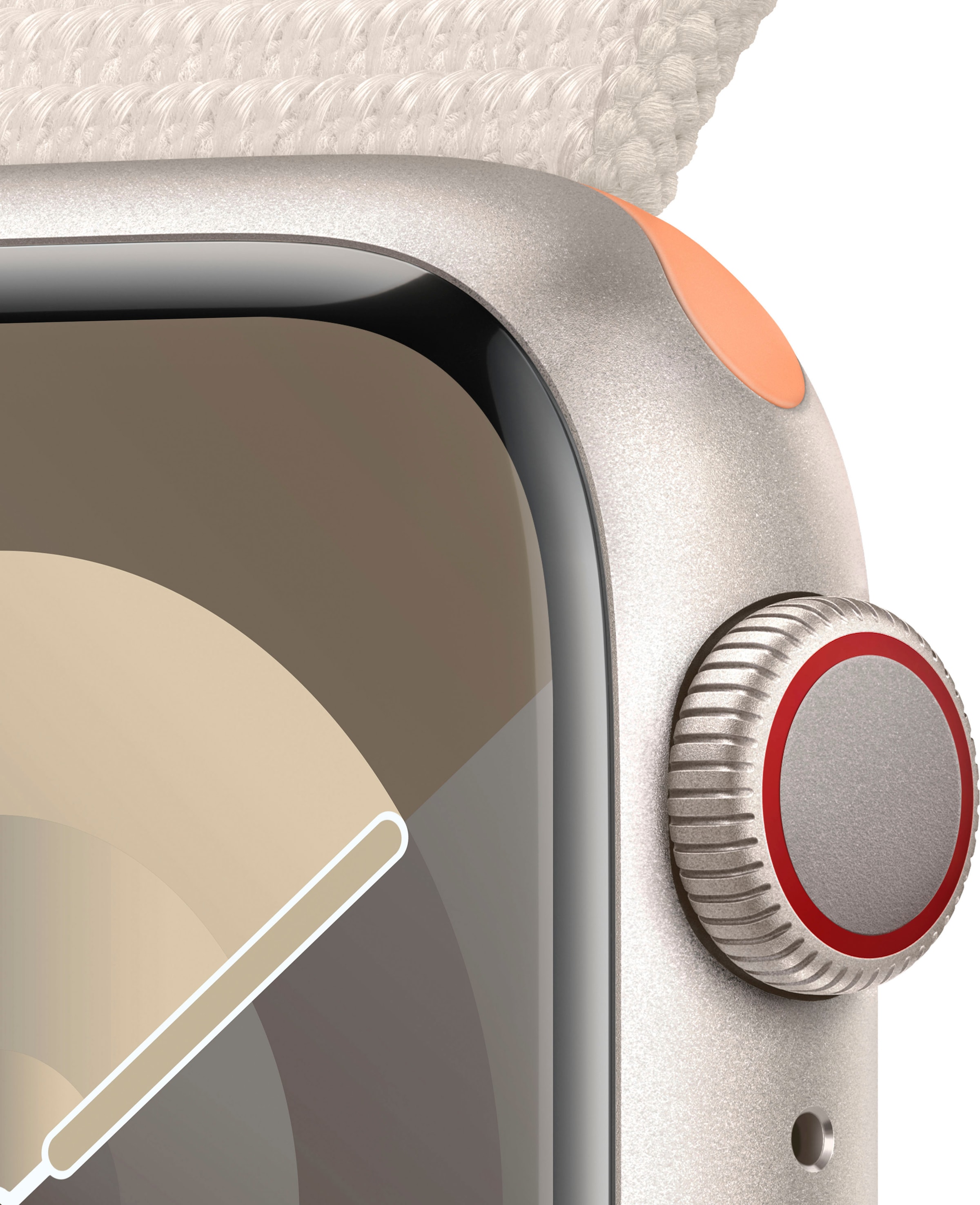Apple Smartwatch »Watch Series 9 GPS + Cellular 41mm Aluminium«, (Watch OS 10 Sport Loop)