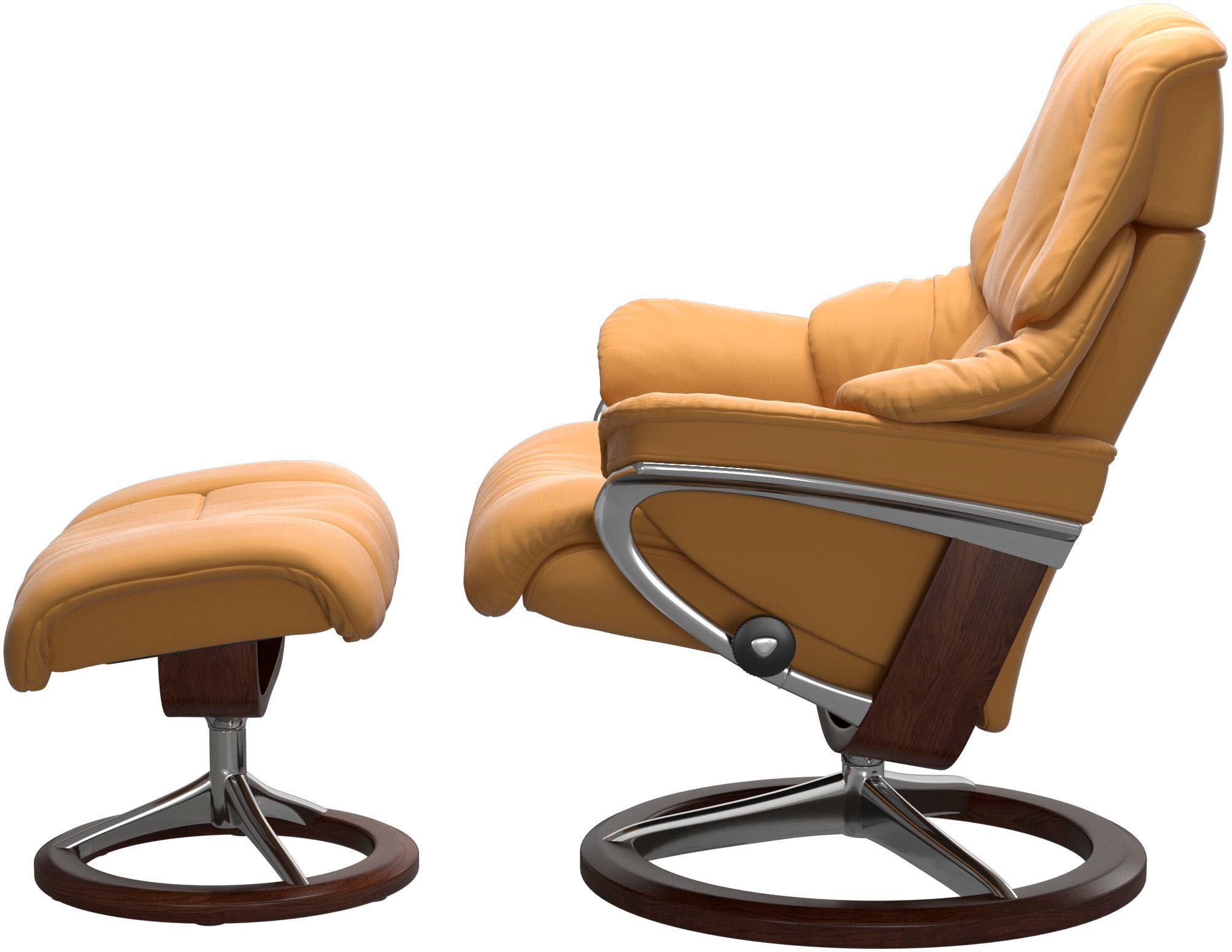 Stressless® Relaxsessel »Reno«, mit Signature Base, Größe S, M & L, Gestell Braun