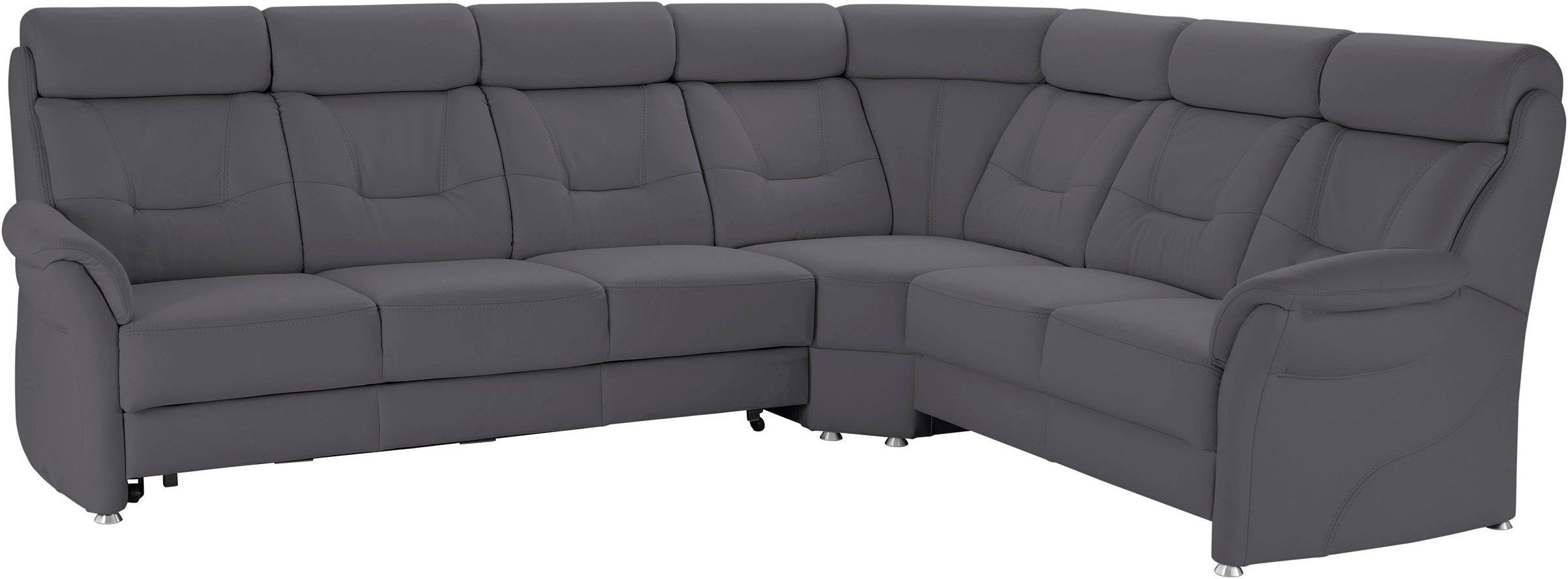 Places of Style Ecksofa »Sardinien L-Form«, mit Kopfteilverstellung, wahlweise mit Bettfunktion