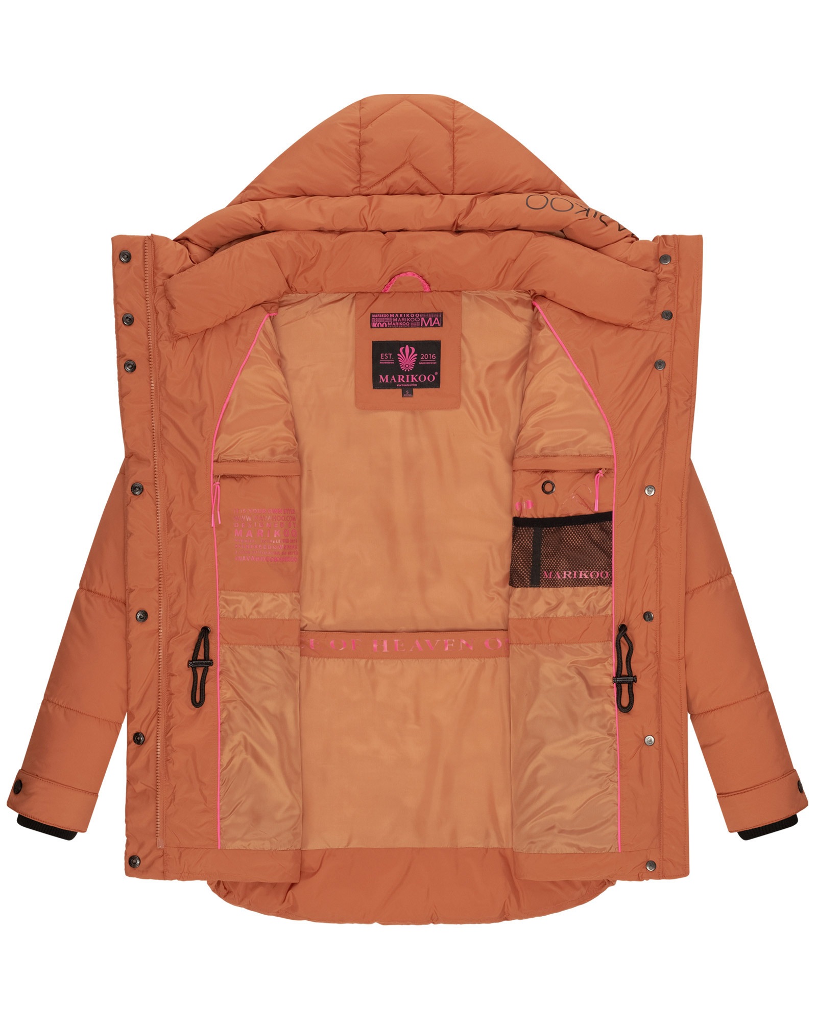 Marikoo Winterjacke »Marikoo Akumaa Damen Winterjacke B947«