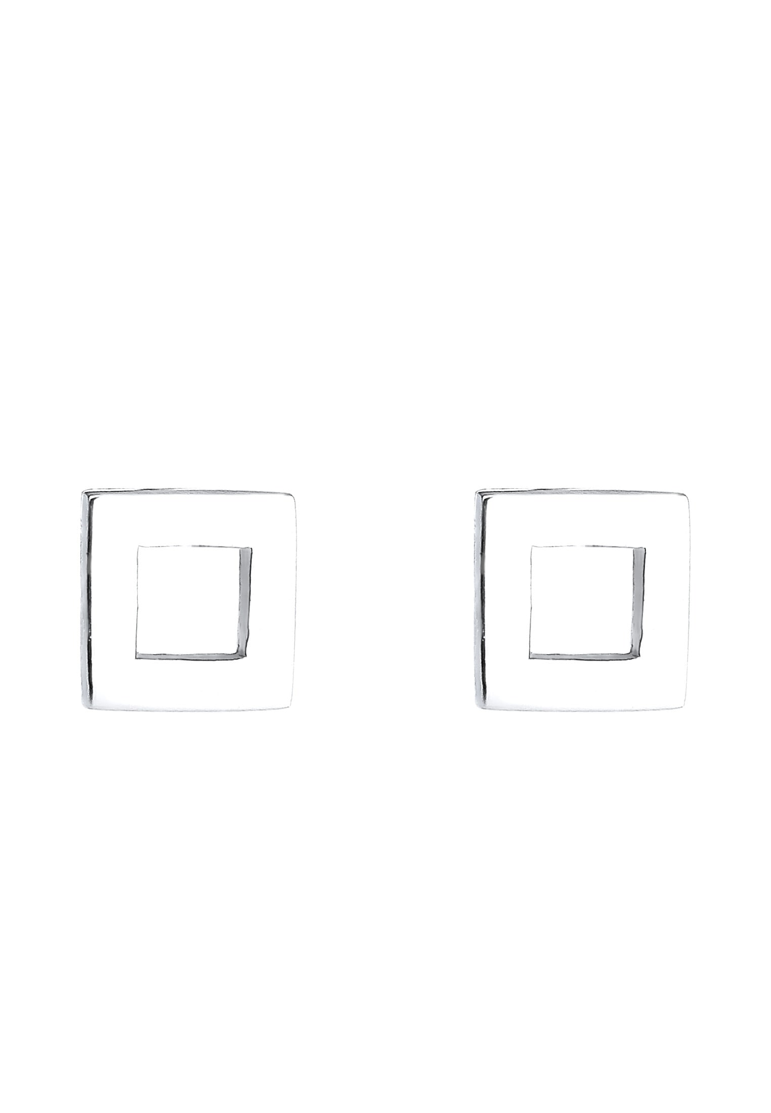 Elli Paar Ohrstecker »Ohrringe Ohrstecker Quadrat 925 Sterling Silber«