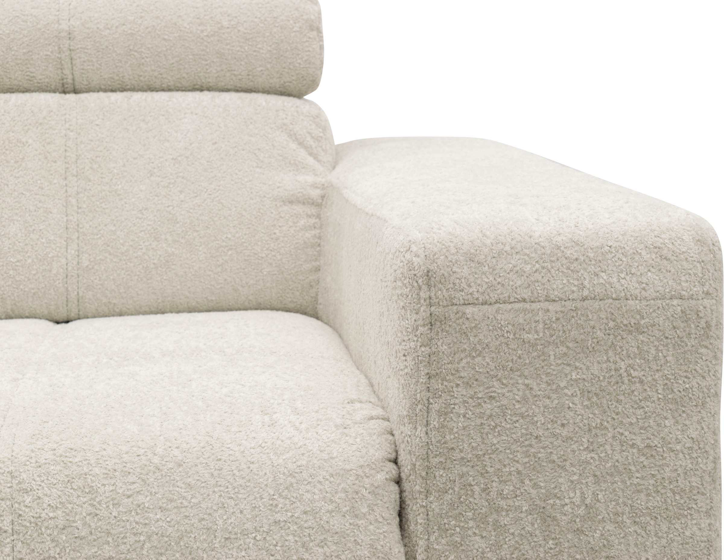OTTO home Wohnlandschaft »Ballerup 359 x 228 cm, auch mit verstellbarer Sitztiefe« Kopfteile verstellbar, Pet Friendly Bezug, U-Form
