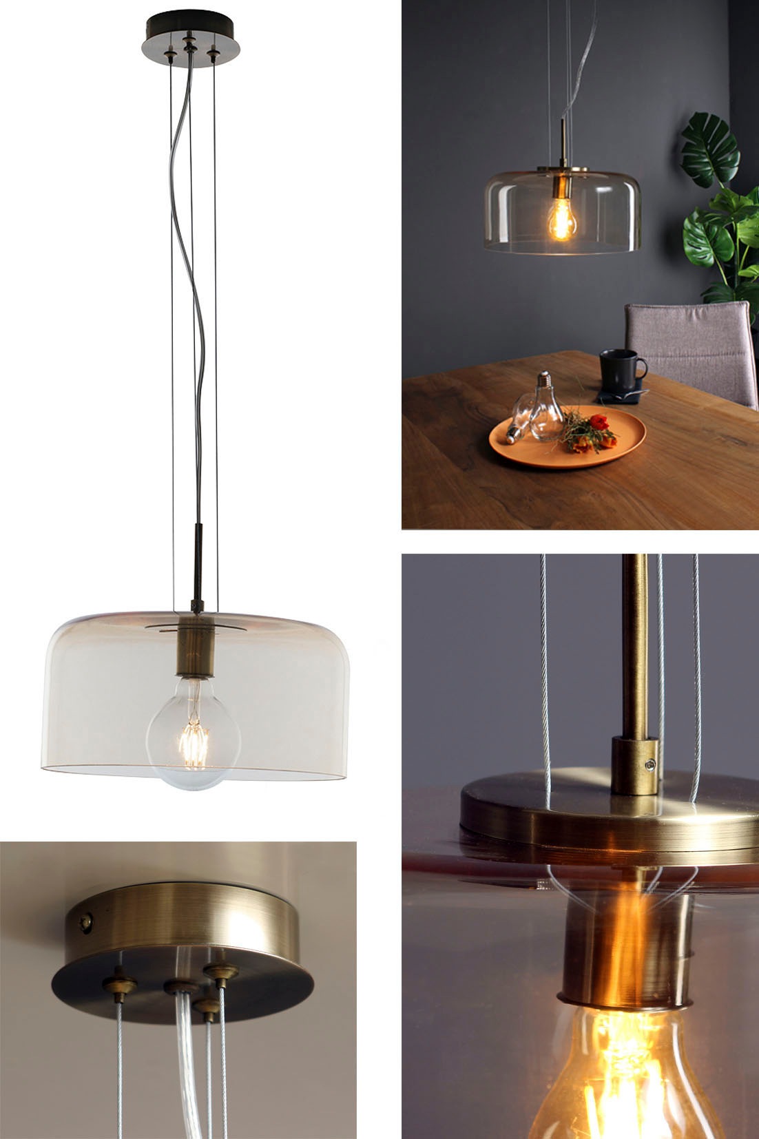 ECO-LIGHT Pendelleuchte »Gibus«, Leuchtmittel E27 | ohne Leuchtmittel