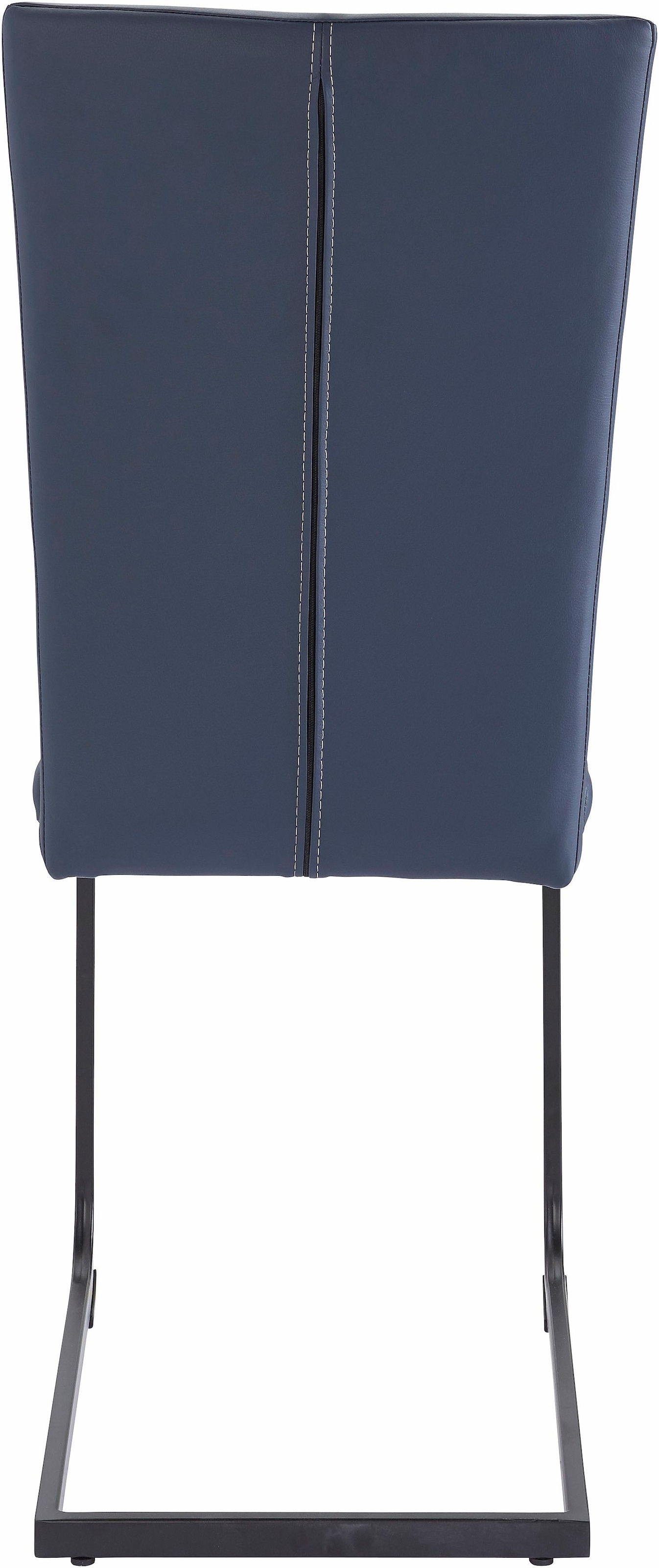 Home affaire Freischwinger »Nils«, (Set), 2 St., Kunstleder, Stuhl belastbar bis 120 Kg, Gestell Metall im Chrom-Look oder Schwarz