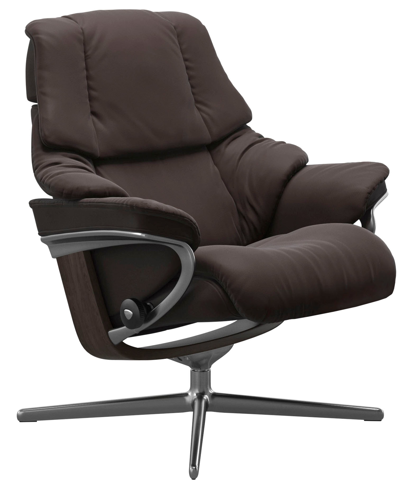 Stressless® Relaxsessel »Reno«, mit Cross Base, Größe S, M & L, Holzakzent Wenge