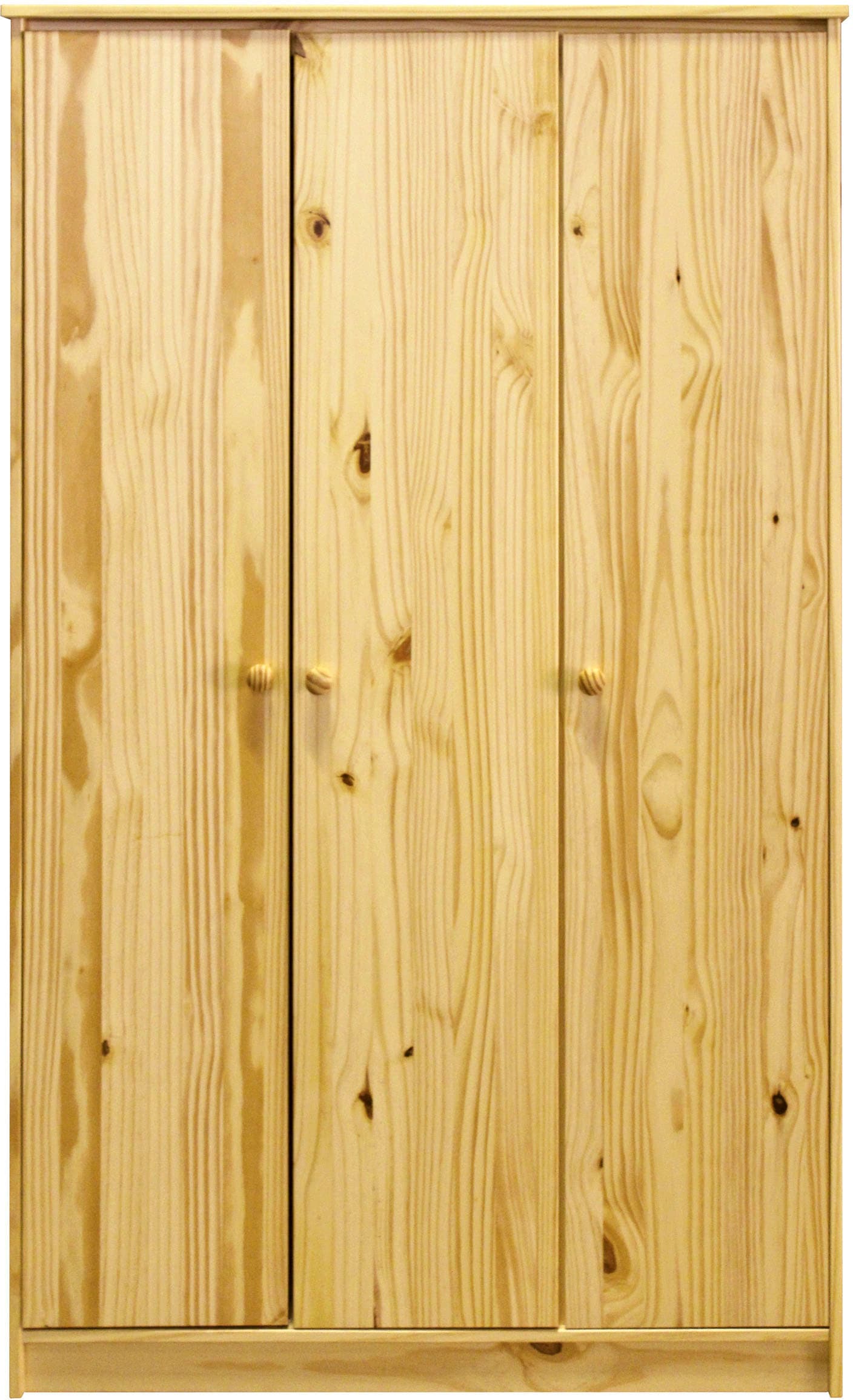 Home affaire Kleiderschrank 1 Stk. tlg. gefertigt aus massivem Kiefernholz