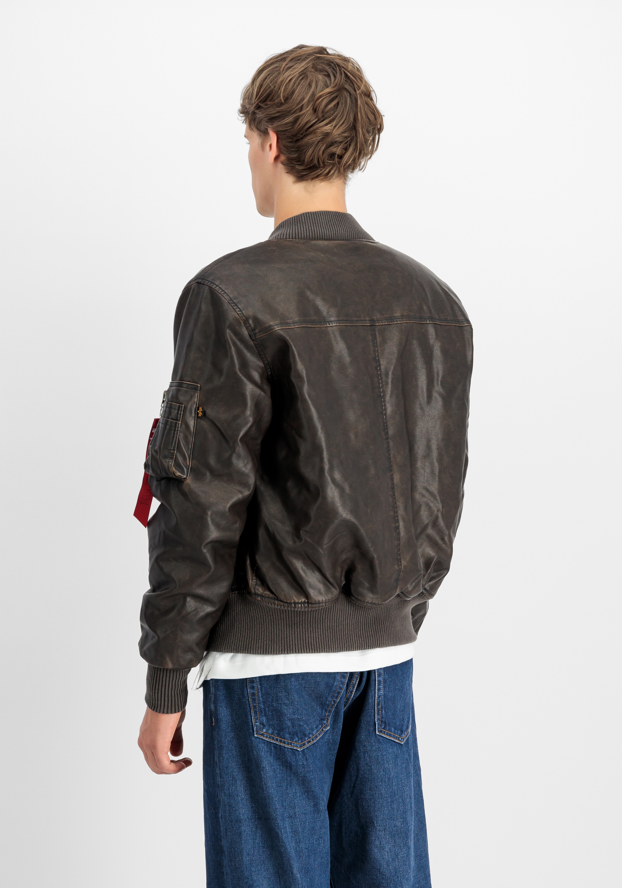 Alpha Industries Bomberjacke »Alpha Industries Men - Bomber Jackets MA-1 Faux Leather Vintage«