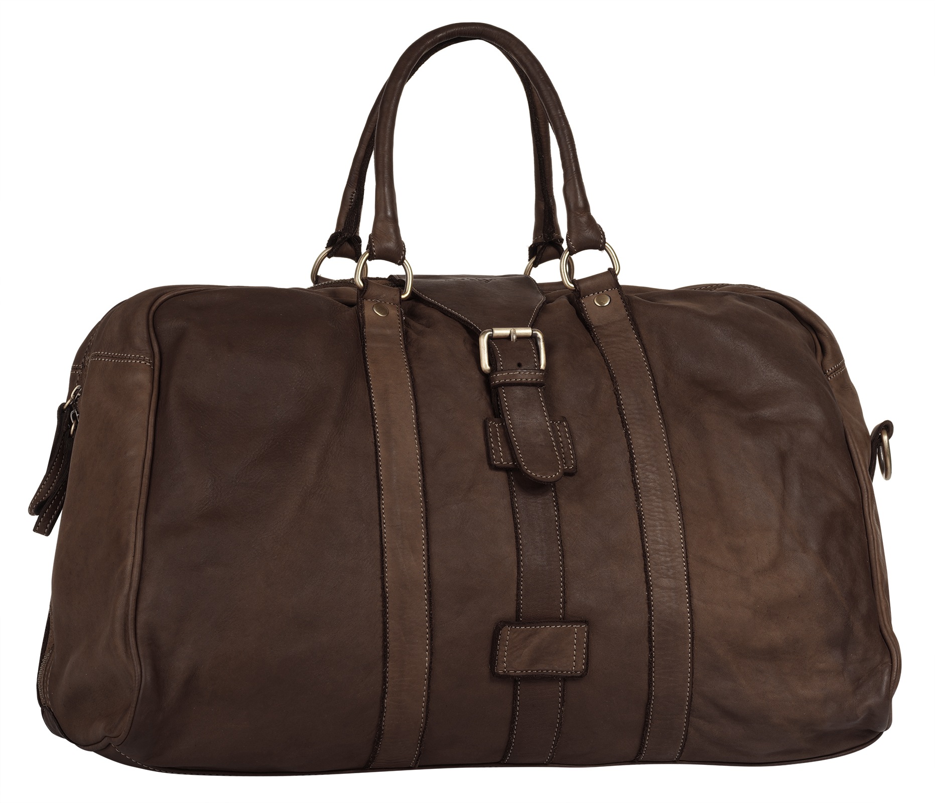 forty° Reisetasche, echt Leder, Made in Italy