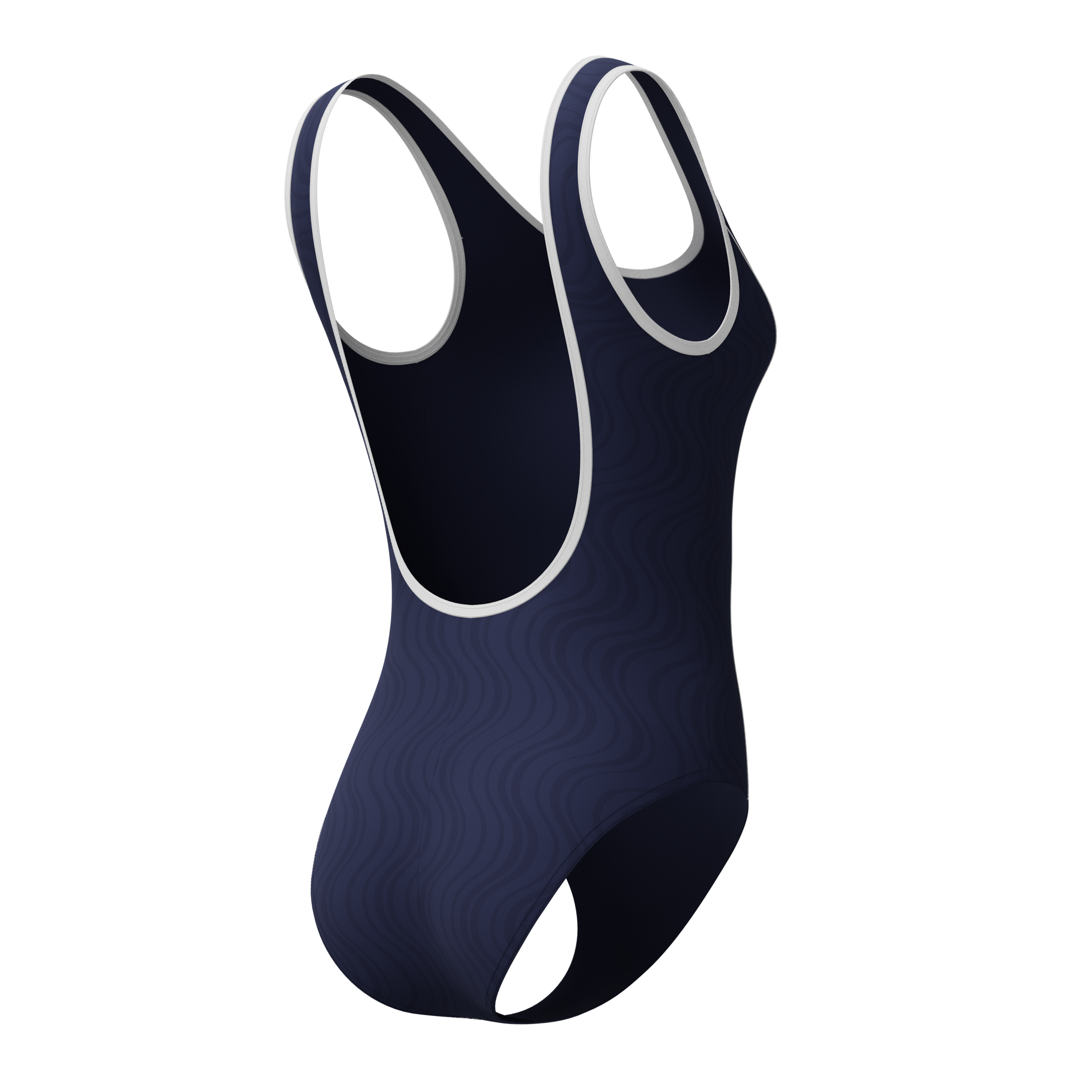 Speedo Badeanzug »TEXTURE BOUND SCOOP 1PC NVY/WHT«
