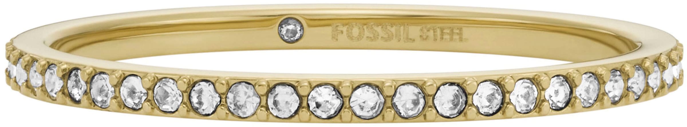 Fossil Fingerring »JEWELRY, JF04686710, JF04687040«, mit Glasstein