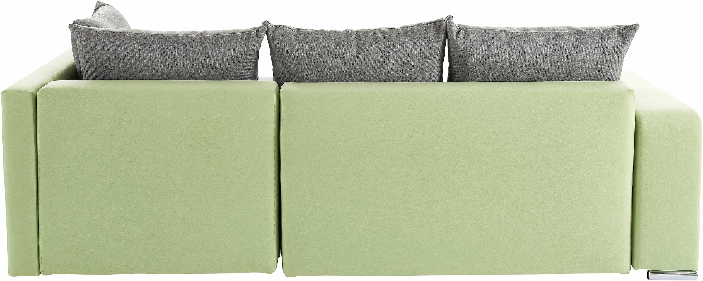 COLLECTION AB Ecksofa »John L-Form«, mit Bettfunktion, Bettkasten und integriertem Regal