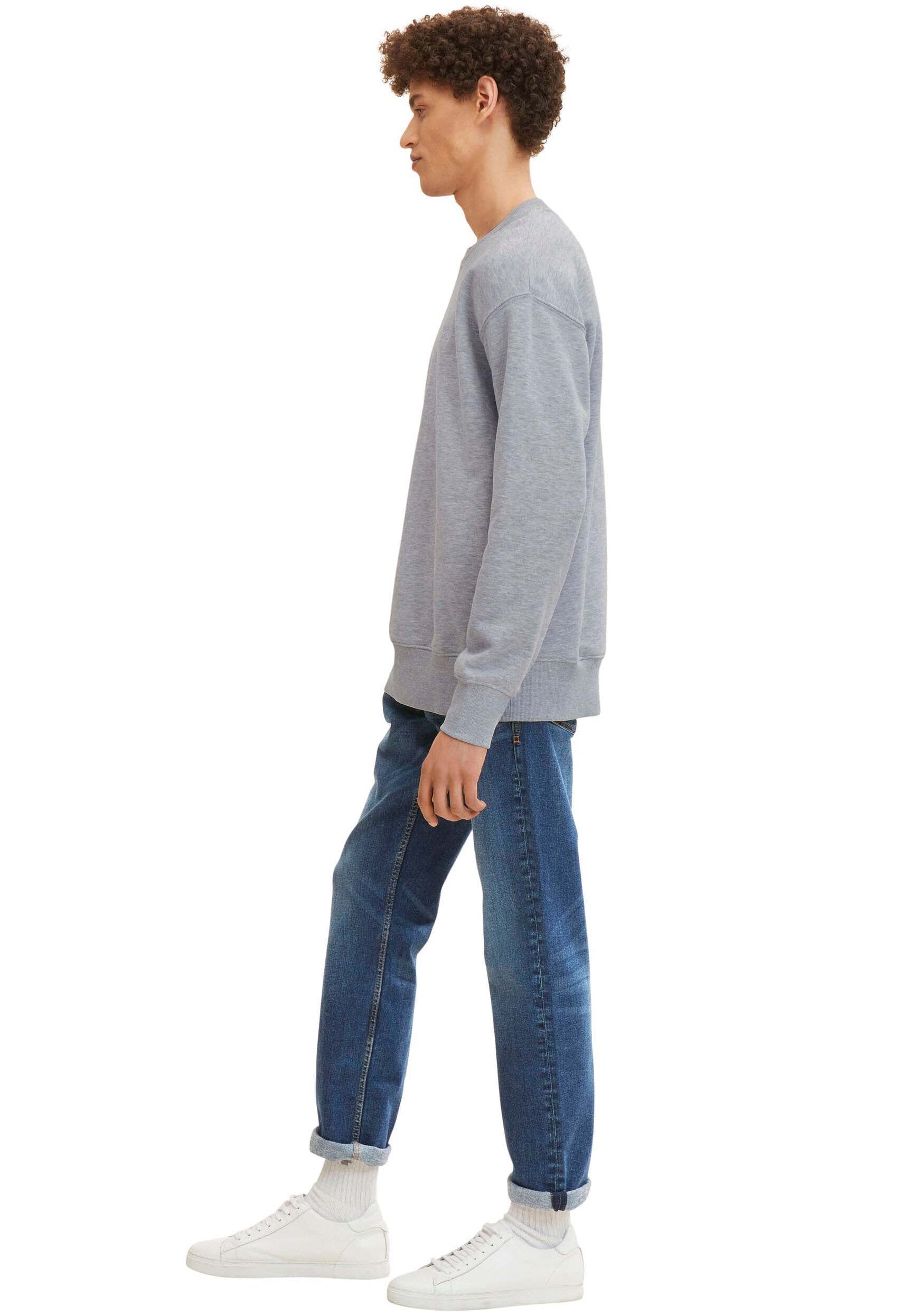 »MARVIN bei TOM ♕ kleinem Logo-Print 5-Pocket-Jeans TAILOR Straight«, mit