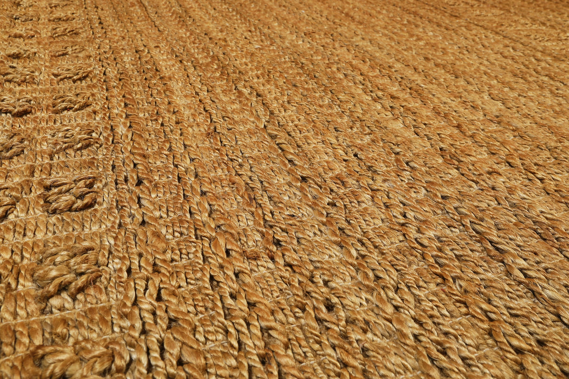 Green Looop Teppich »Marseille«, rechteckig, 5 mm Höhe, handgewebter Juteteppich, 100 % Naturfaser, mit Fransen, Wohnzimmer
